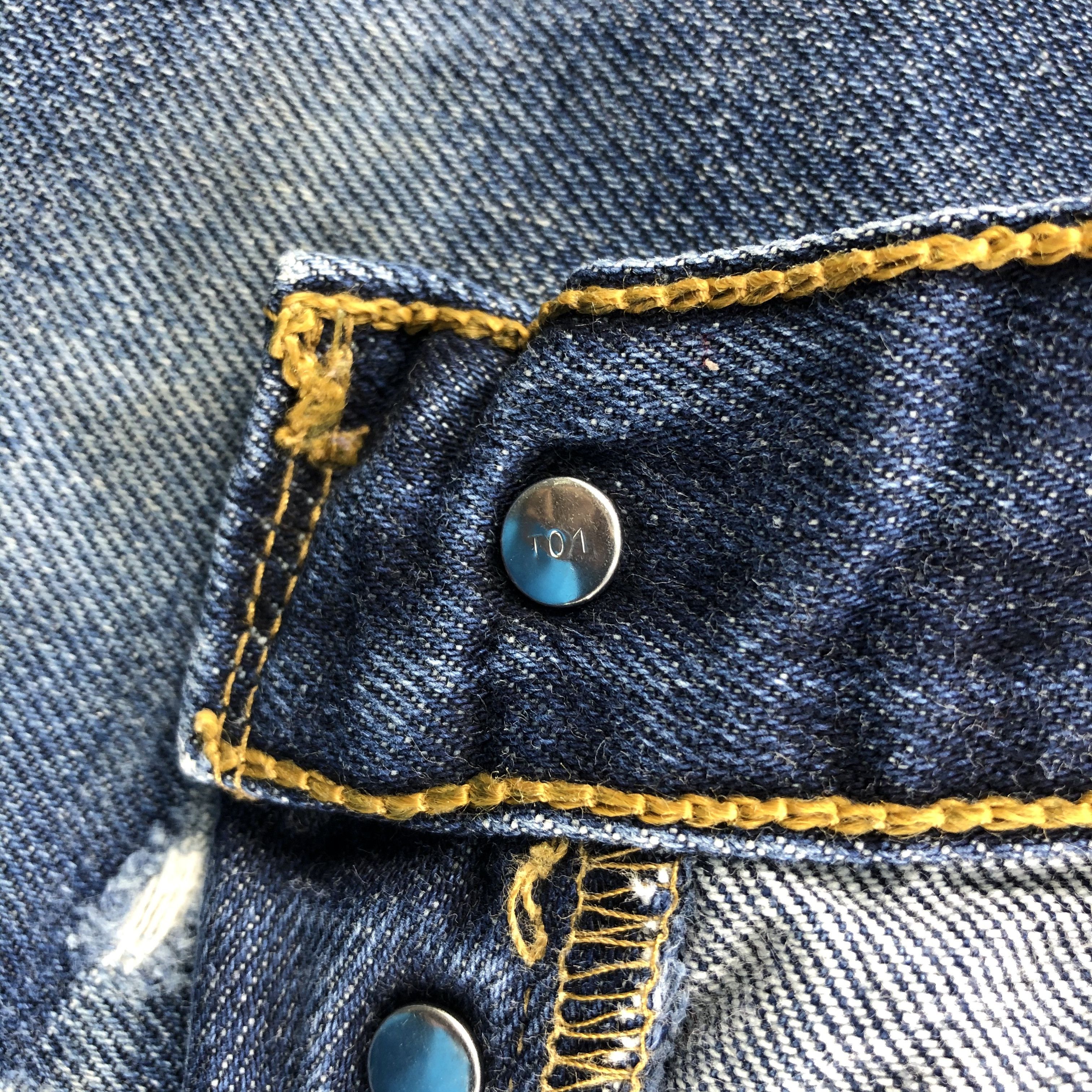 Levi's Vintage 90s Levis 501 Denim Jeans-JM939 Size US 33 - 9 Thumbnail