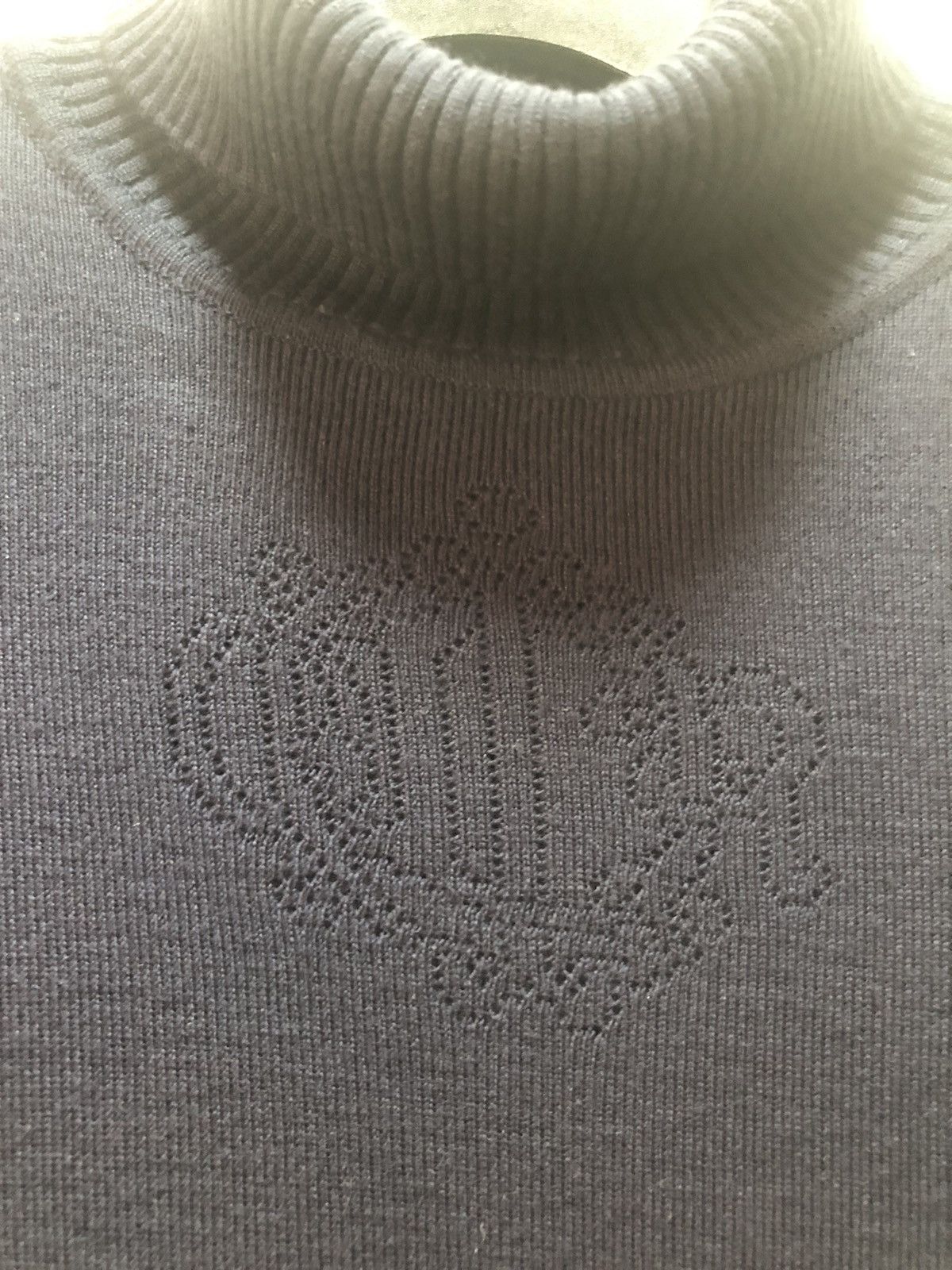 Christian Dior Monsieur CHRISTIAN DIOR Maxi Dress Turtleneck Knitwear Wool Hide Logo Size M / US 6-8 / IT 42-44 - 3 Thumbnail