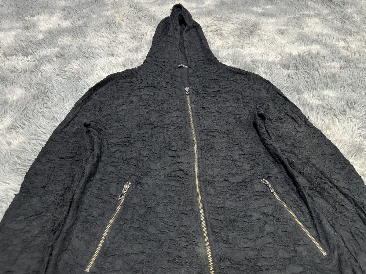 If Six Was Nine 🔥Y2K Archived Maniac Works Damaged Hoodie Frayed Distressed Size US M / EU 48-50 / 2 - 2 Thumbnail