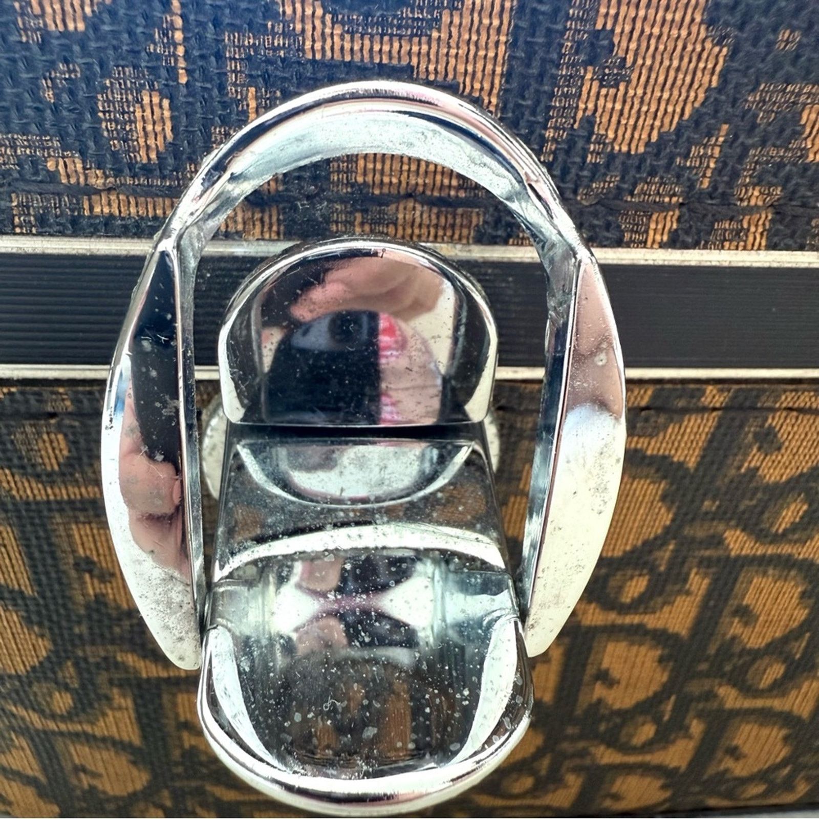 Dior Vintage 1970s Christian Dior Suitcase 100% Authentic 28x18x8 Size ONE SIZE - 9 Thumbnail