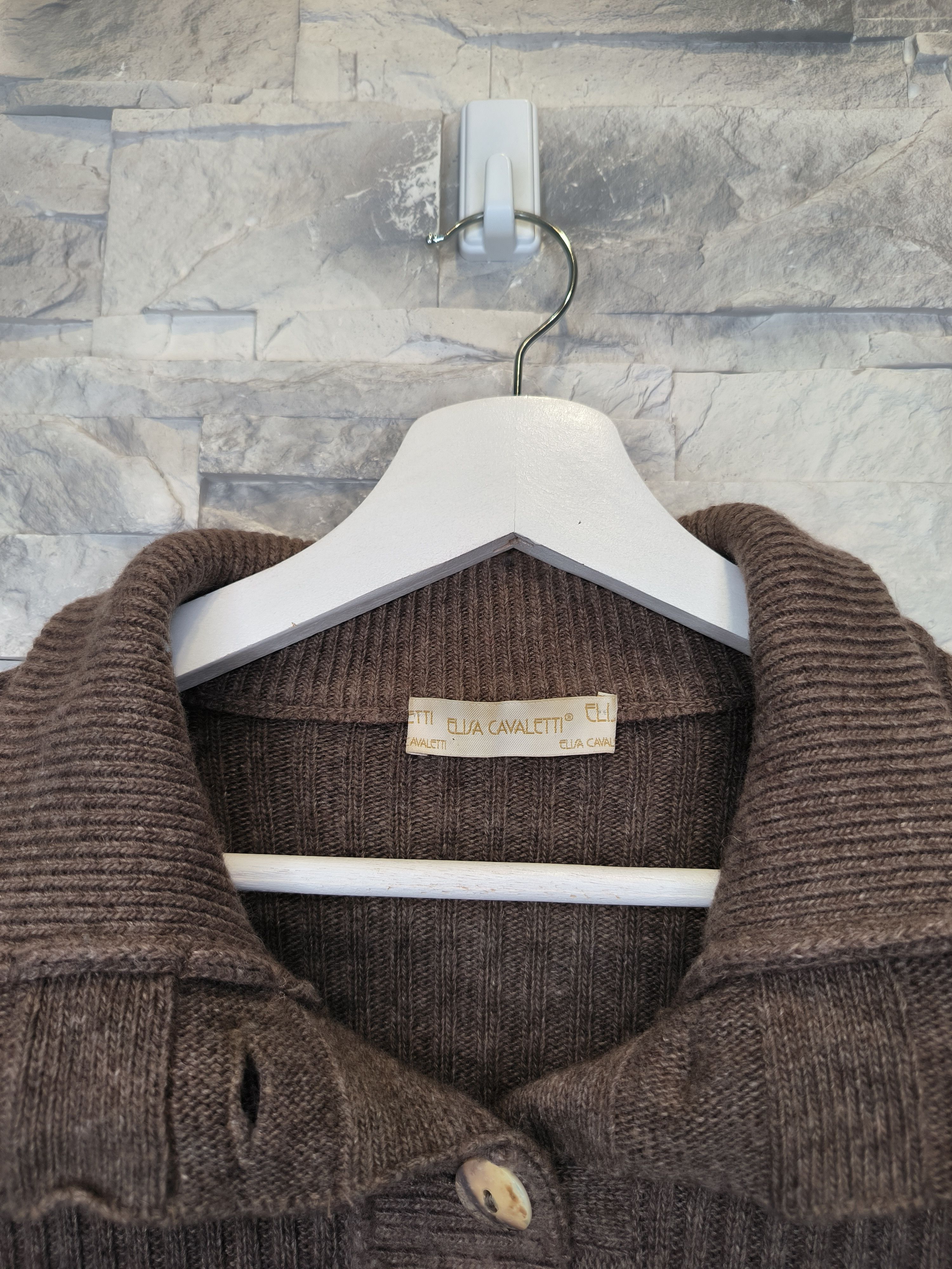 Elisa Cavaletti Elisa Cavaletti Wool Knitwear Cardigan Cashmere Size M / US 6-8 / IT 42-44 - 4 Thumbnail