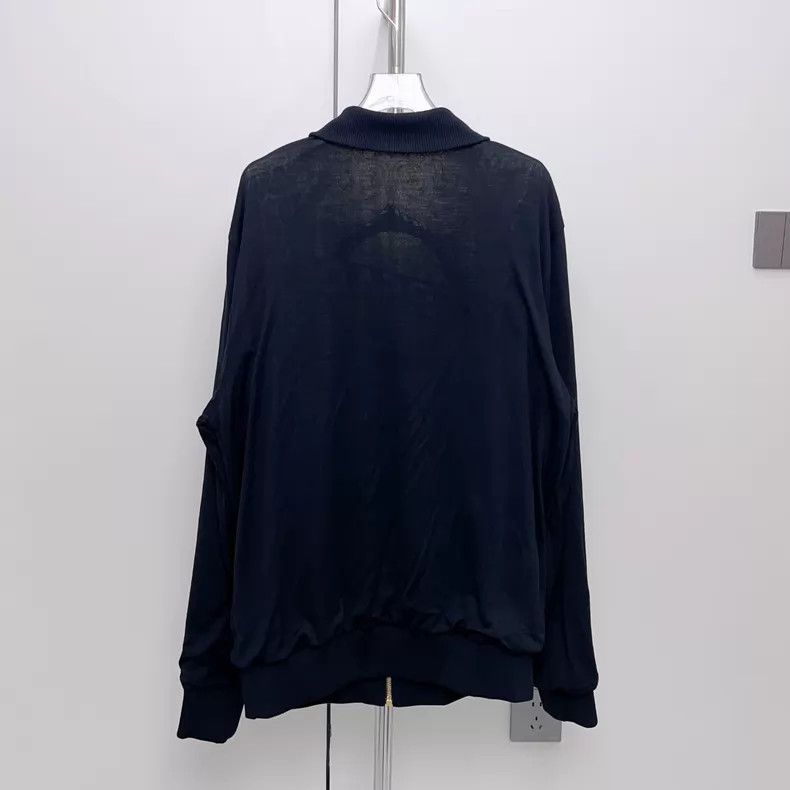 Versace Versace Black knitted patchwork baroque print reversible j Size US L / EU 52-54 / 3 - 3 Thumbnail