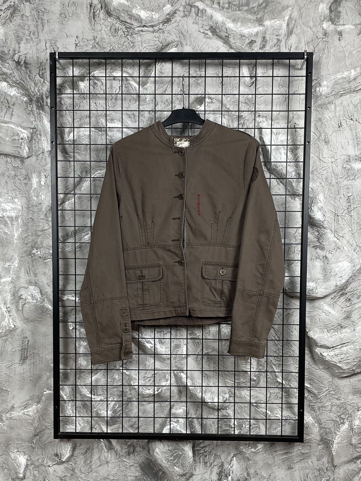 Diesel 2000s Diesel Archive Rare U2K Jacket Big Logo Japanese Vibe Size US S / EU 44-46 / 1 - 2 Thumbnail