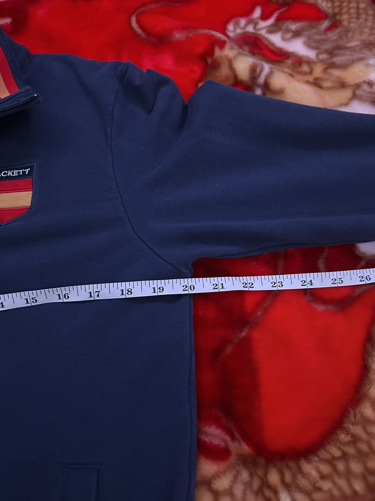 Hackett Vintage 2000s Hackett London Spain Classic Fit Soccer Jacket Size US L / EU 52-54 / 3 - 3 Thumbnail
