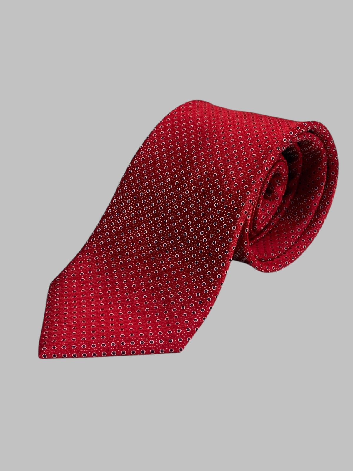 Other Italo Ferretti Tie Red 100% Silk Size ONE SIZE - 4 Thumbnail