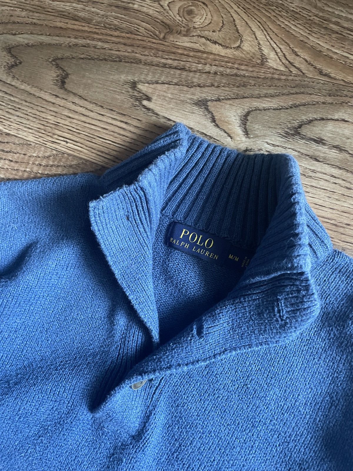 Polo Ralph Lauren Vintage Polo Ralph Lauren knit sweater 1/4 button up Size US M / EU 48-50 / 2 - 4 Thumbnail