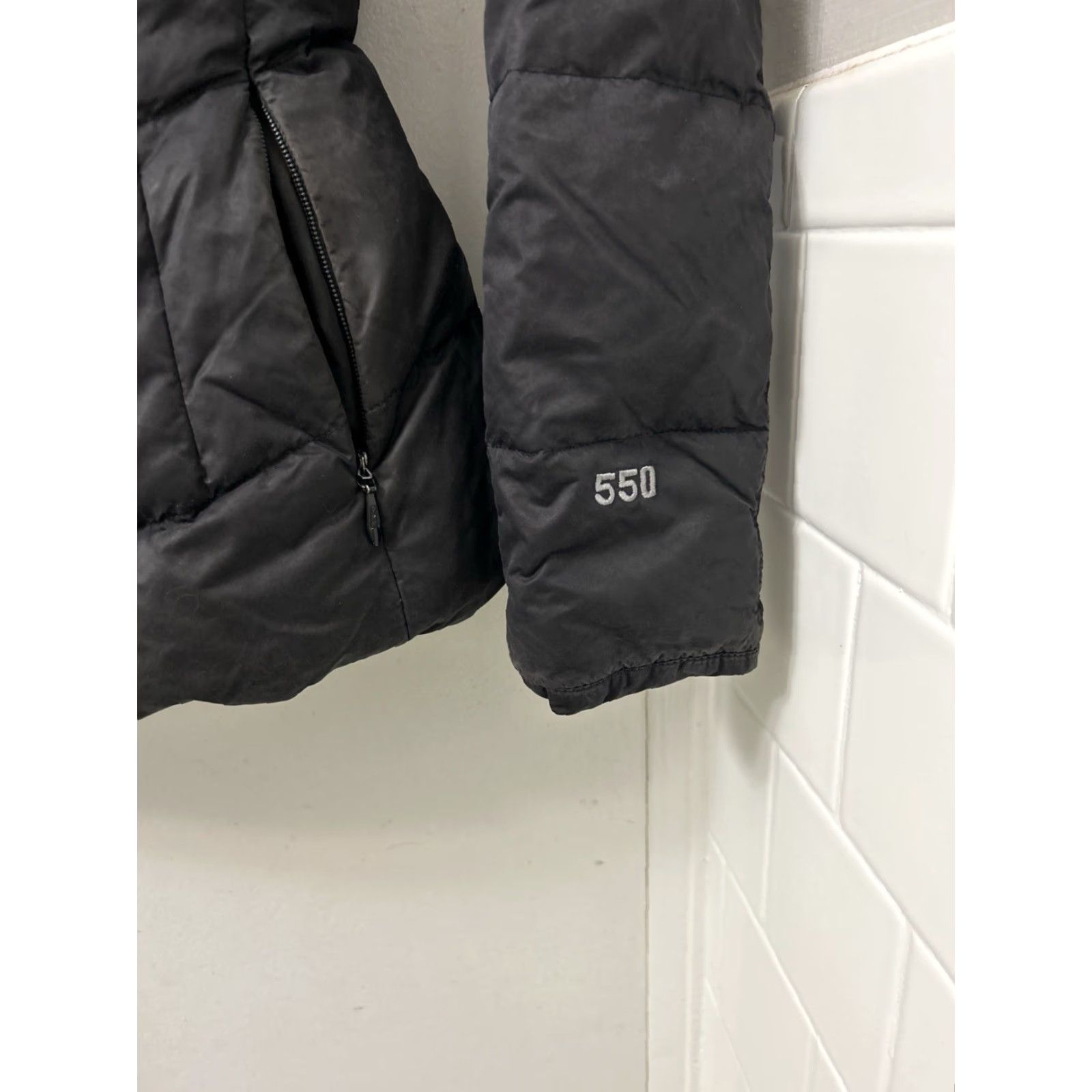 The North Face The North Face Jacket Womens XS Black Shawl Hood Full Zip Puffer Down 550 Quilted Zip Pockets ст Size XS / US 0-2 / IT 36-38 - 4 Thumbnail