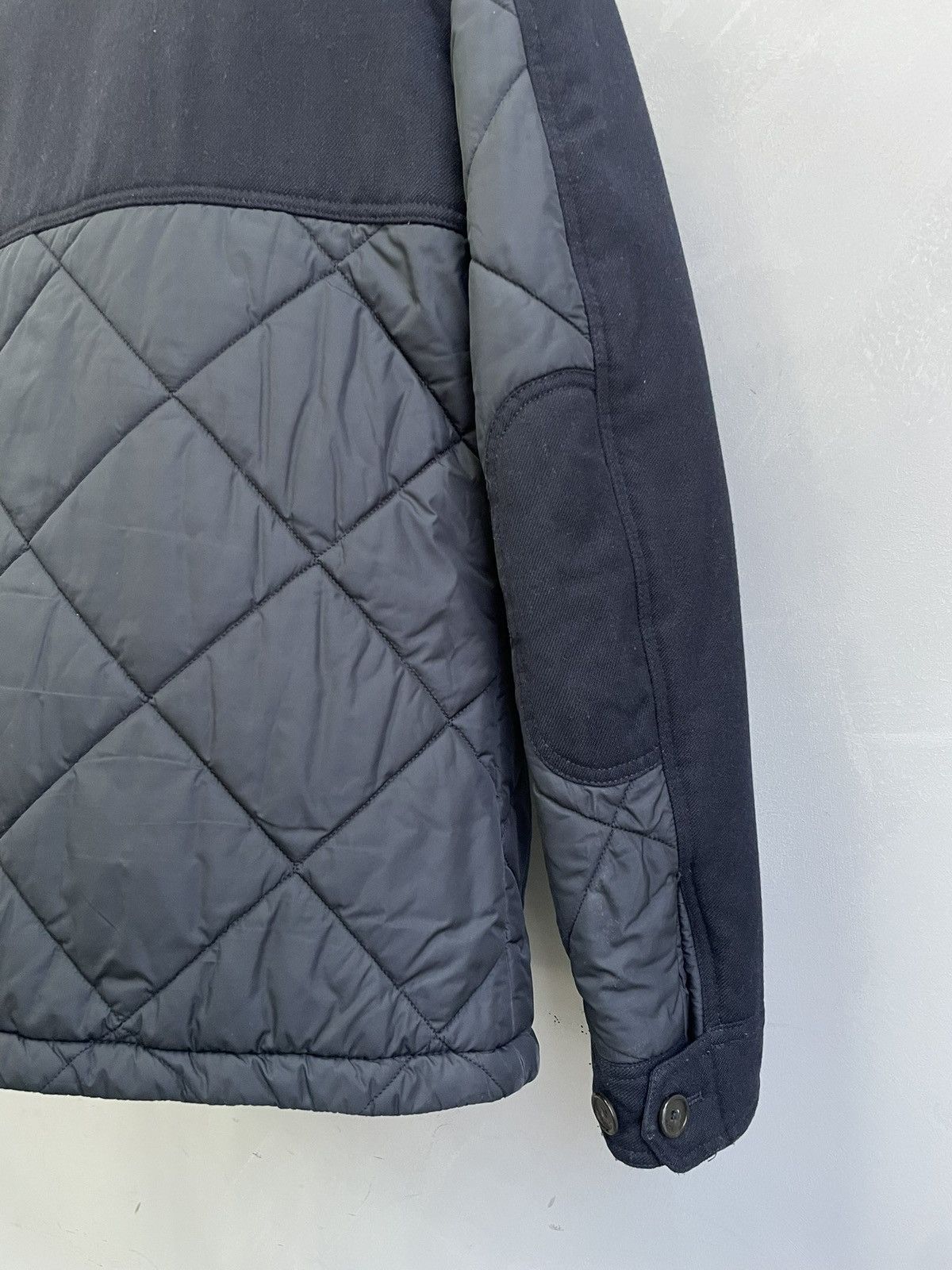 Hackett Hackett quilted wool jacket navy blue classic puffer y2k Size US M / EU 48-50 / 2 - 14 Thumbnail