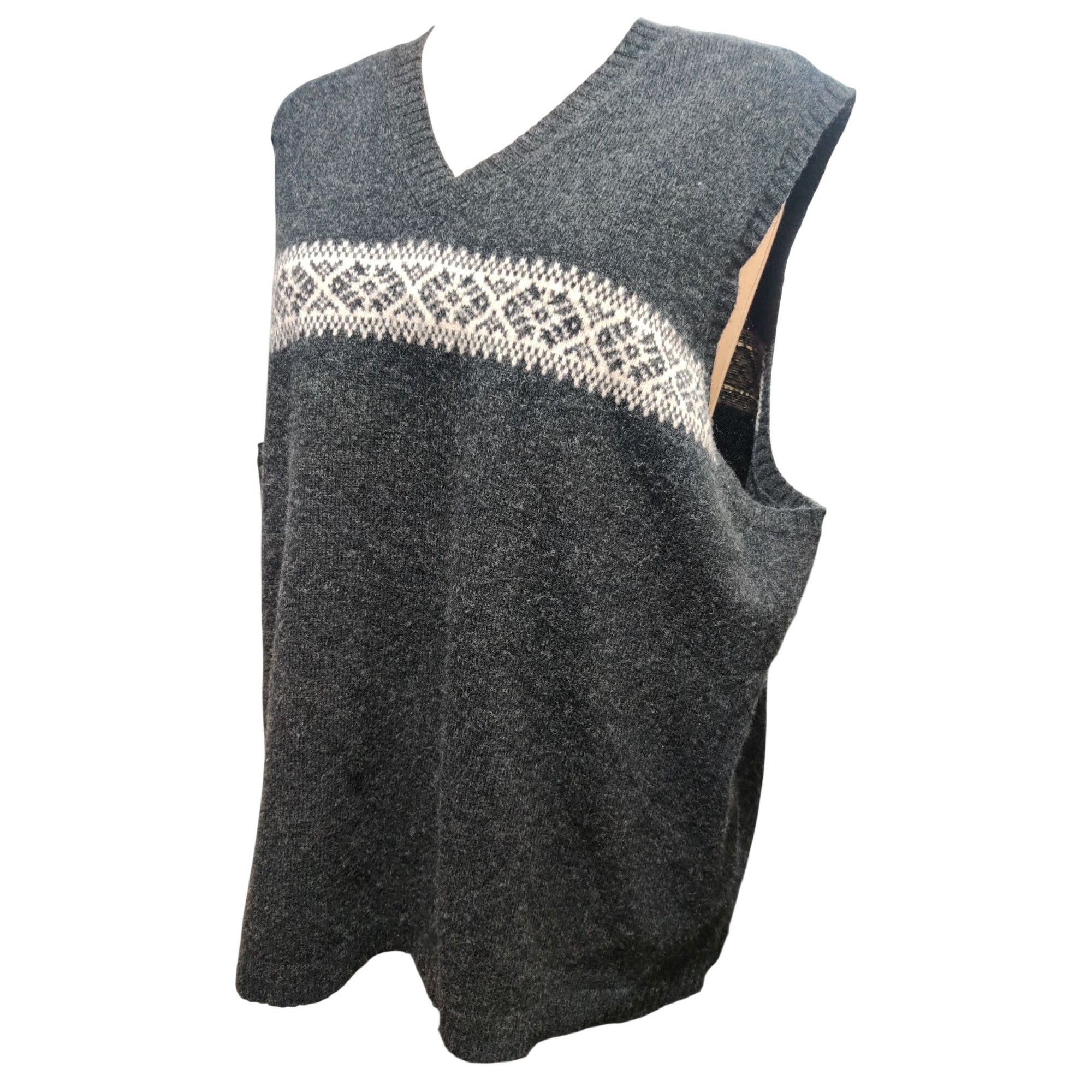 Other Venezia Jeans Plus Size 22/24 Vest Fair Isle Wool Blend Swea Size 3XL / US 20-22 - 8 Thumbnail
