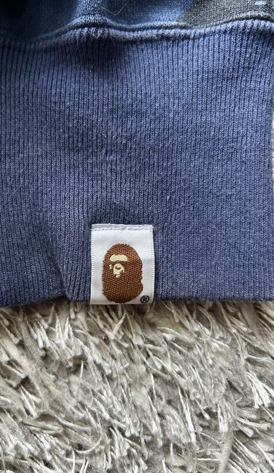 Bape 💥RARE💥 BAPE SHARK BLUE CAMO SWEATSHIRT Size US L / EU 52-54 / 3 - 8 Thumbnail