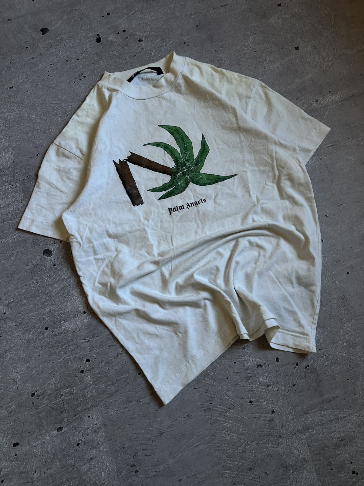 Rare Palm Angels T-Shirt In White SIZE FIT M Y2K