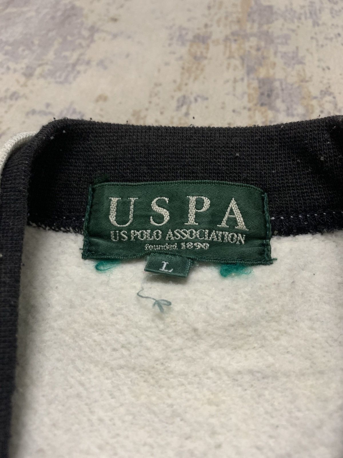U.S. Polo Assn. × Vintage Vintage US. Polo Spell Out Embroidery Sweatshirt Large Size US M / EU 48-50 / 2 - 6 Thumbnail