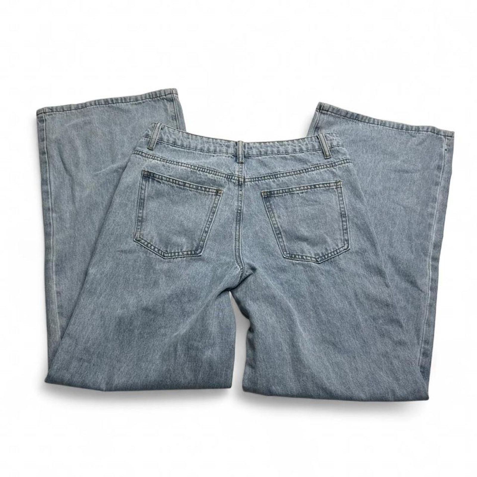 Other Edikted blue wide leg jeans Size S NWT Size 27" / US 4 / IT 40 - 2 Thumbnail