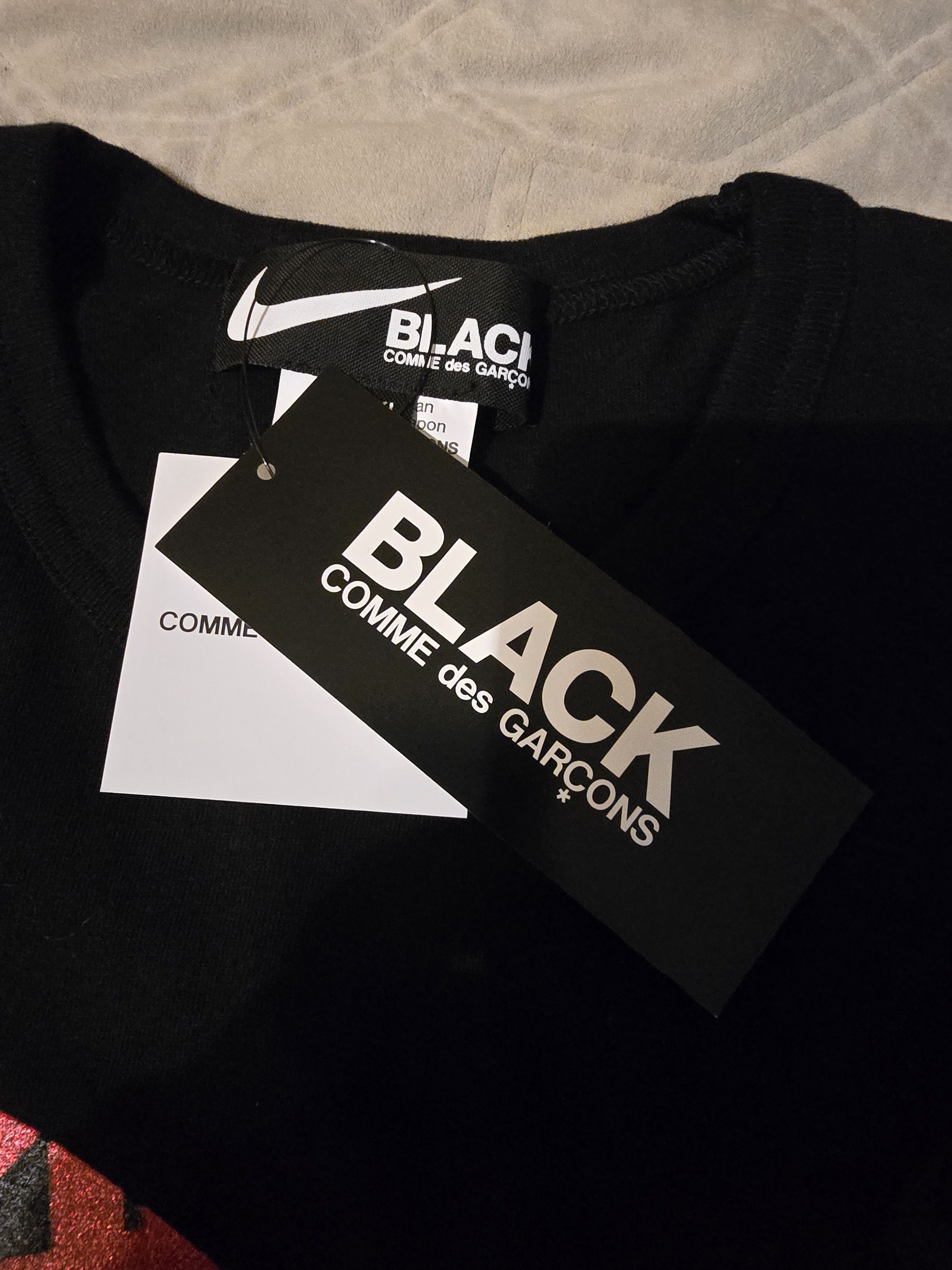 Comme des Garcons Black × Nike Nike x Comme des Garçons Black shirt sz XXL Size US XXL / EU 58 / 5 - 4 Thumbnail