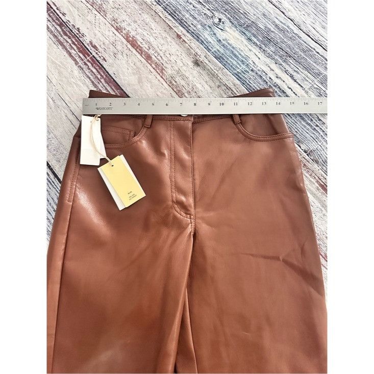 Other NWT Wilfred “Melina” Women's High-Rise Faux Leather Straight Size 28" / US 6 / IT 42 - 13 Thumbnail