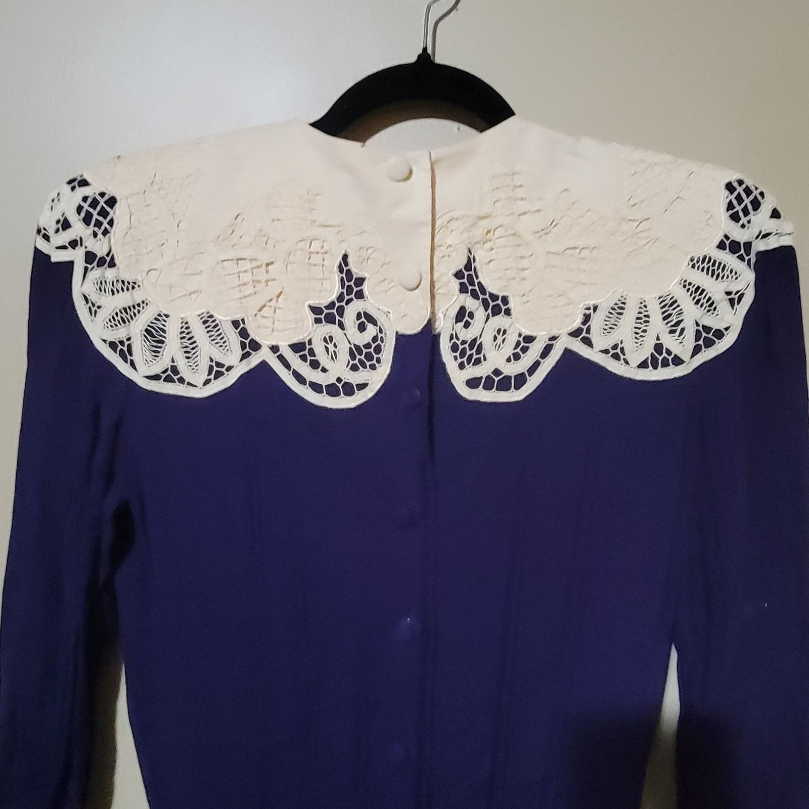 & Other Stories Vintage 80s Retro Marie St. Claire Victorian Style Maxi Sz 6 Size M / US 6-8 / IT 42-44 - 10 Thumbnail