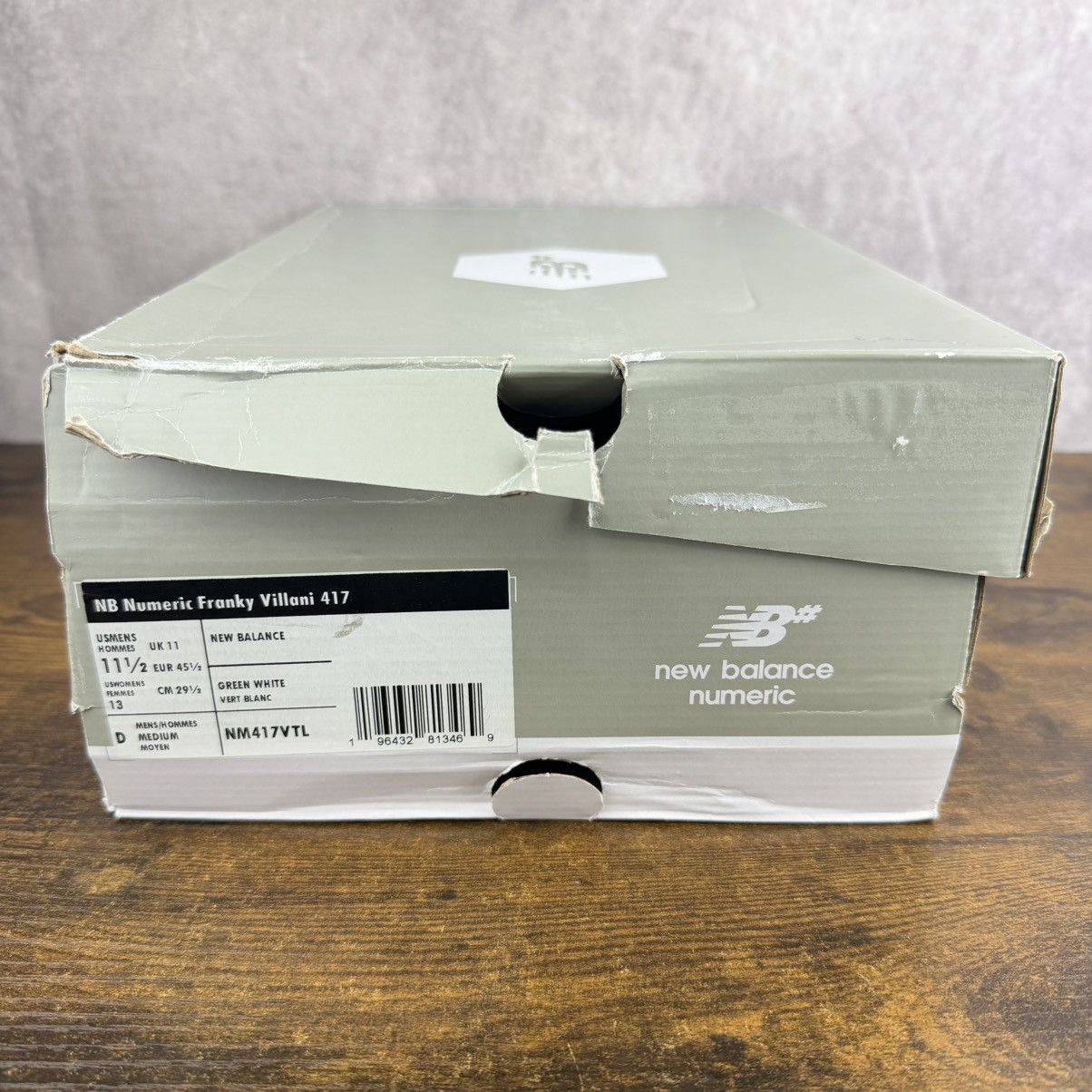 New Balance New Balance Numeric 417 x Franky Villani Teal White NM417VTL Size US 11.5 / EU 44-45 - 9 Thumbnail