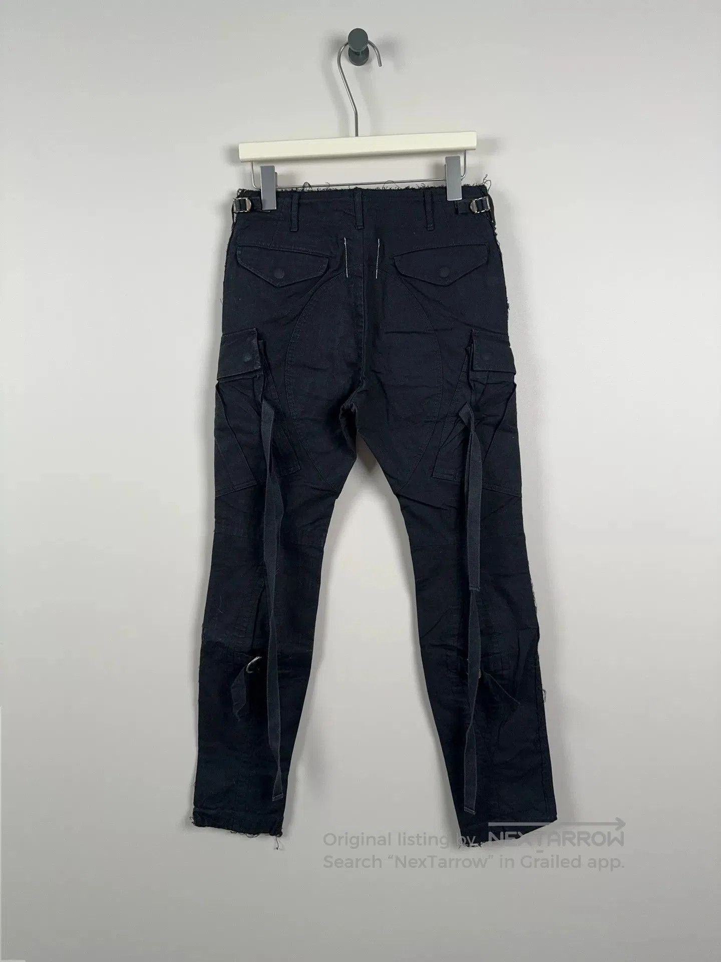 Takahiromiyashita The Soloist. stylish soloist cargo pants in black. Size US 34 / EU 50 - 2 Thumbnail