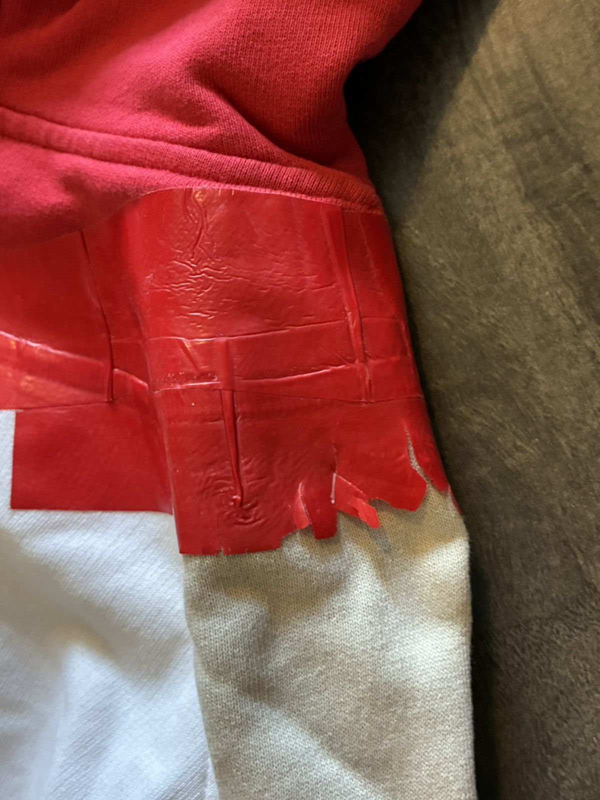 Raf Simons Raf Simons Oversized Tape Hoodie Size US S / EU 44-46 / 1 - 6 Thumbnail