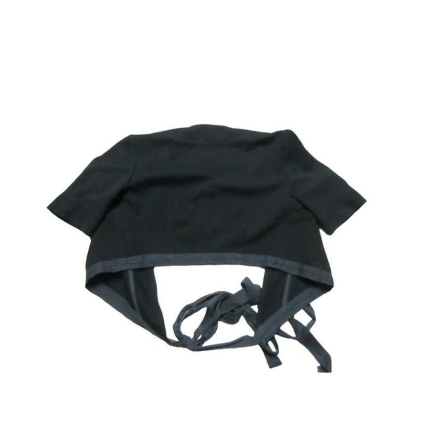 Other Alasdair Black Cropped Wrap Tie Top Women’s XS Size XS / US 0-2 / IT 36-38 - 5 Thumbnail