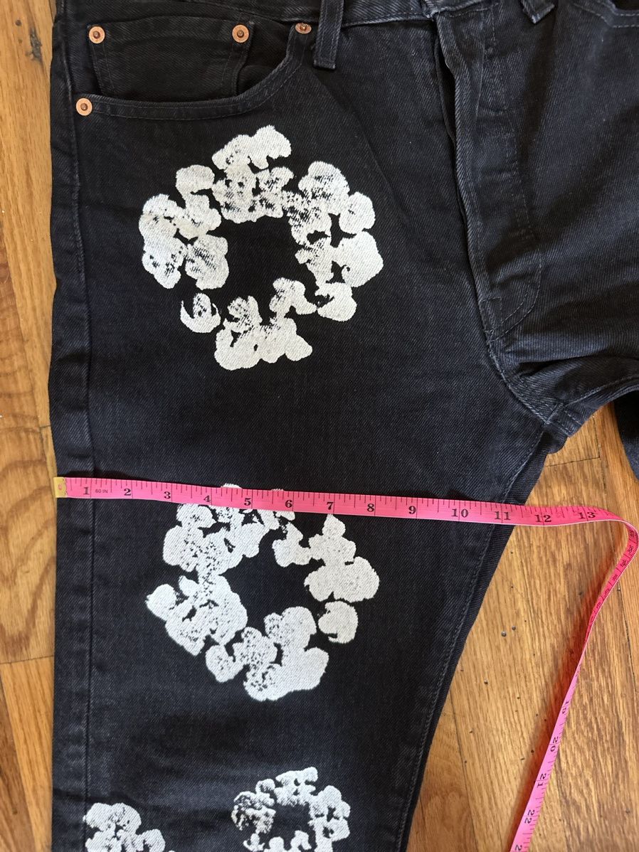Denim Tears Levi's cotton wreath Black Jeans 32x32