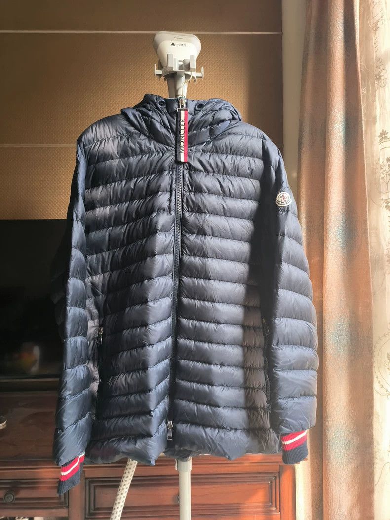 Moncler Moncler Down Jacket with Logo Stripes Size US M / EU 48-50 / 2 - 1 Thumbnail