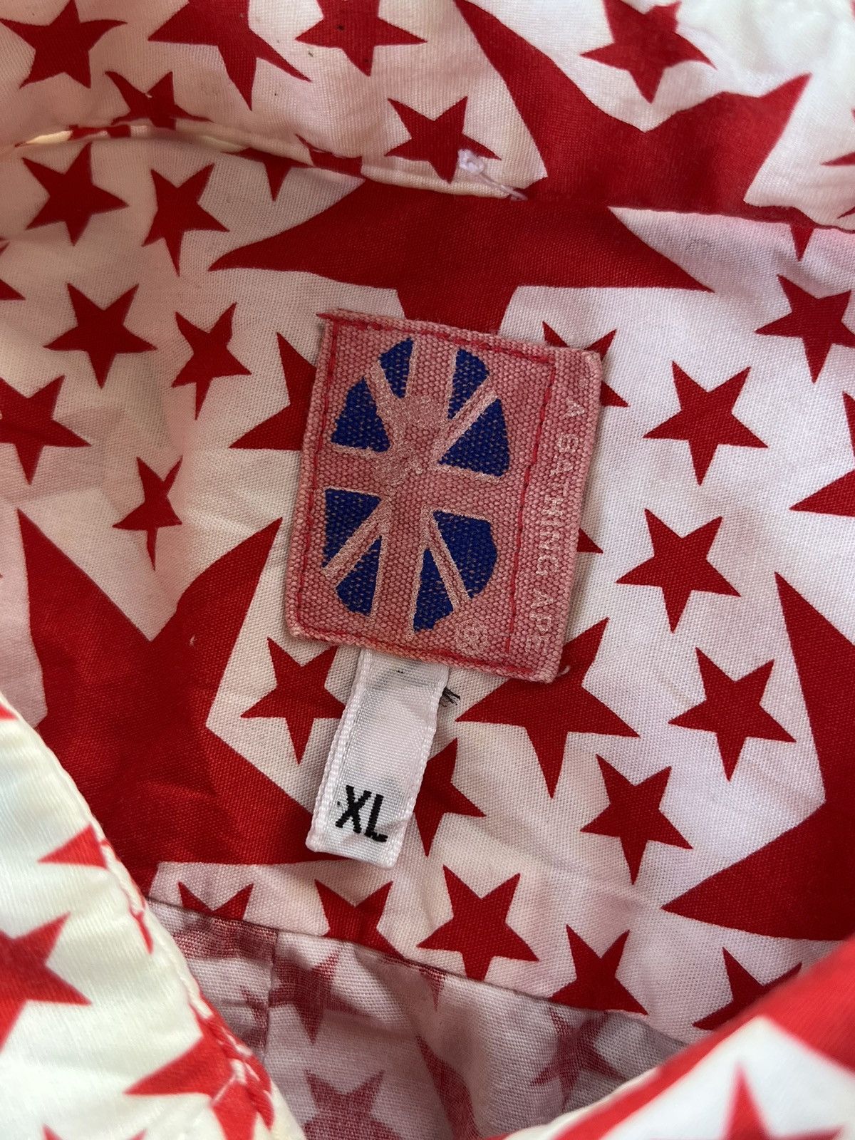 Bape Vintage BAPE A Bathing Ape Star Pattern Button Up Shirt Size US XL / EU 56 / 4 - 4 Thumbnail