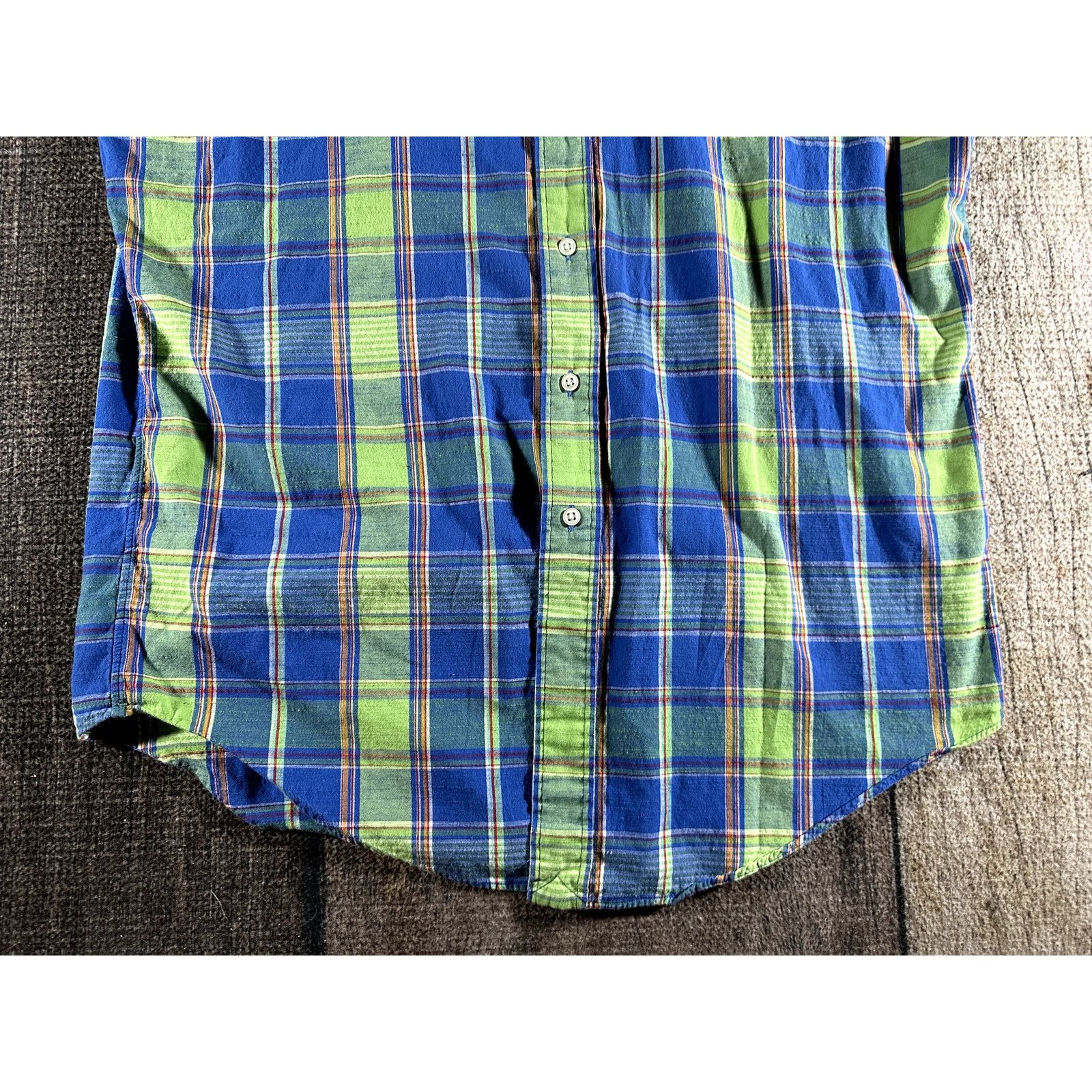 Ralph Lauren Ralph Lauren Classic Fit S Shirt Mens Plaid Green Blue Polo Size US M / EU 48-50 / 2 - 4 Thumbnail