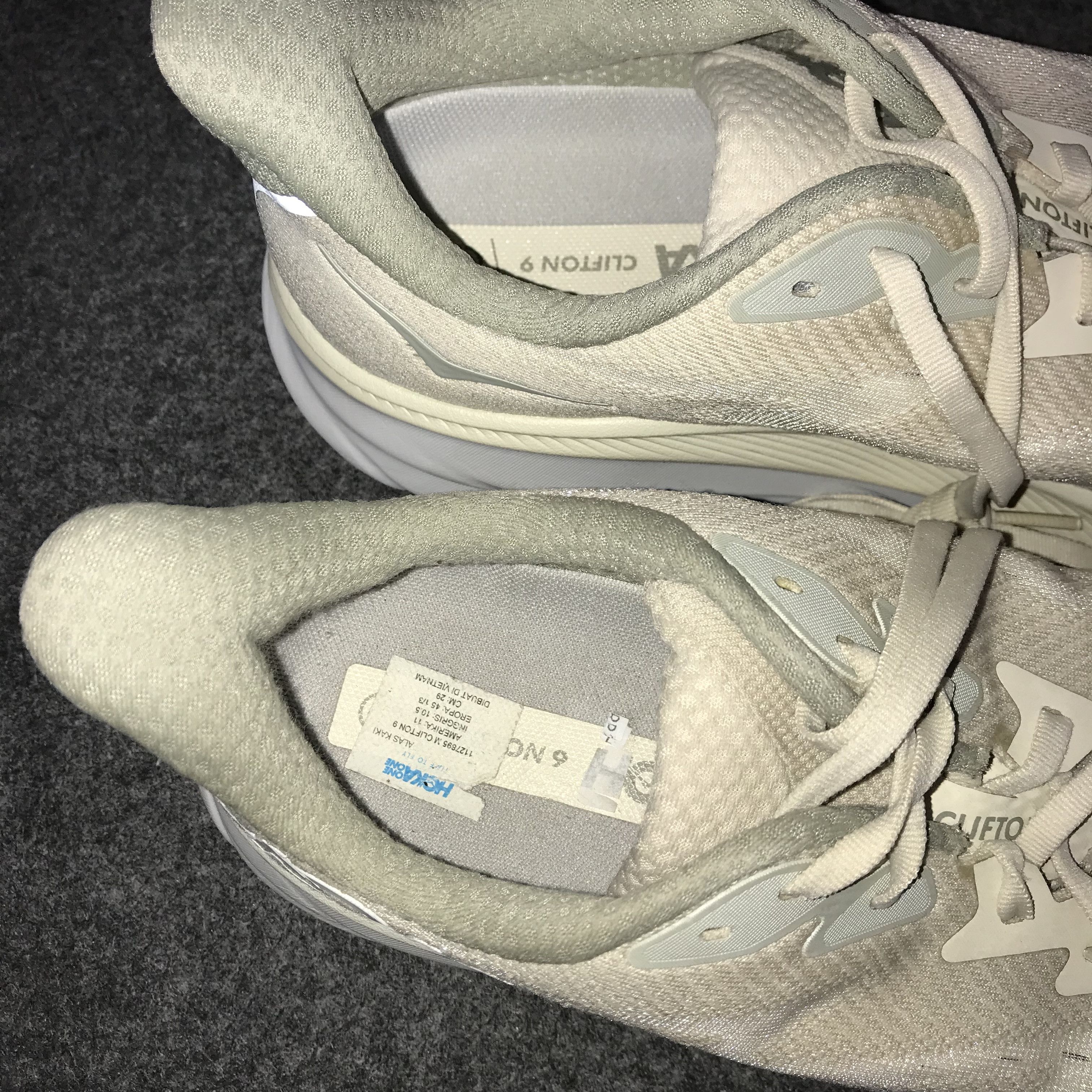 Hoka Hoka Clifton 9/H Tennis shoes Size 10.5 uk 45 eur 29 cm Size US 11 / EU 44 - 7 Thumbnail