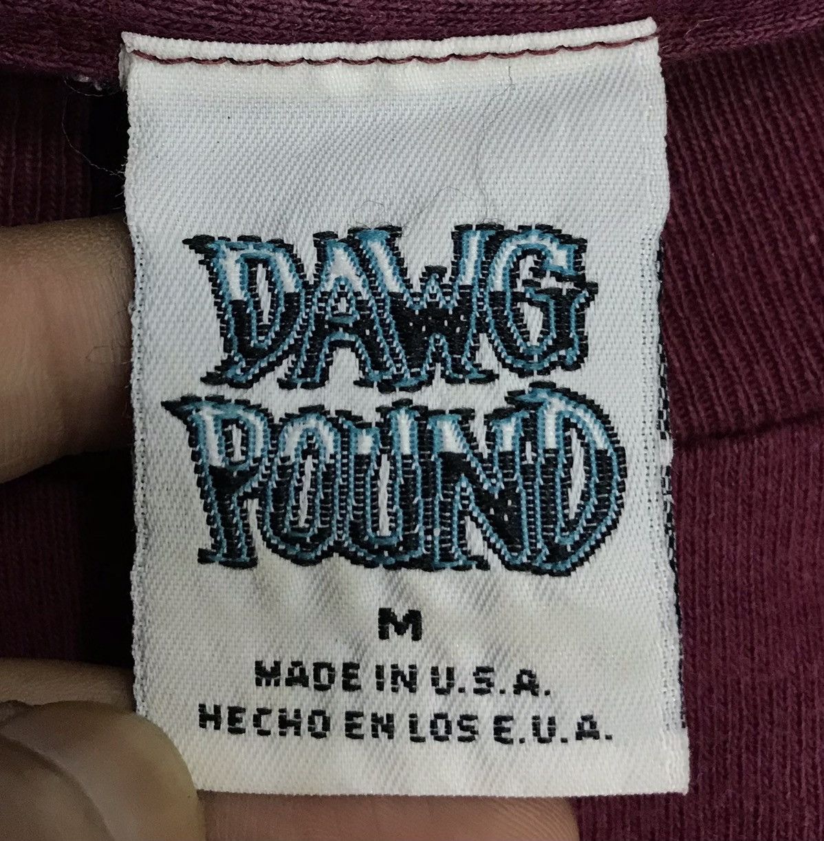 Vintage Vintage Dawg Pound Made In Usa Shirt Size US M / EU 48-50 / 2 - 8 Thumbnail