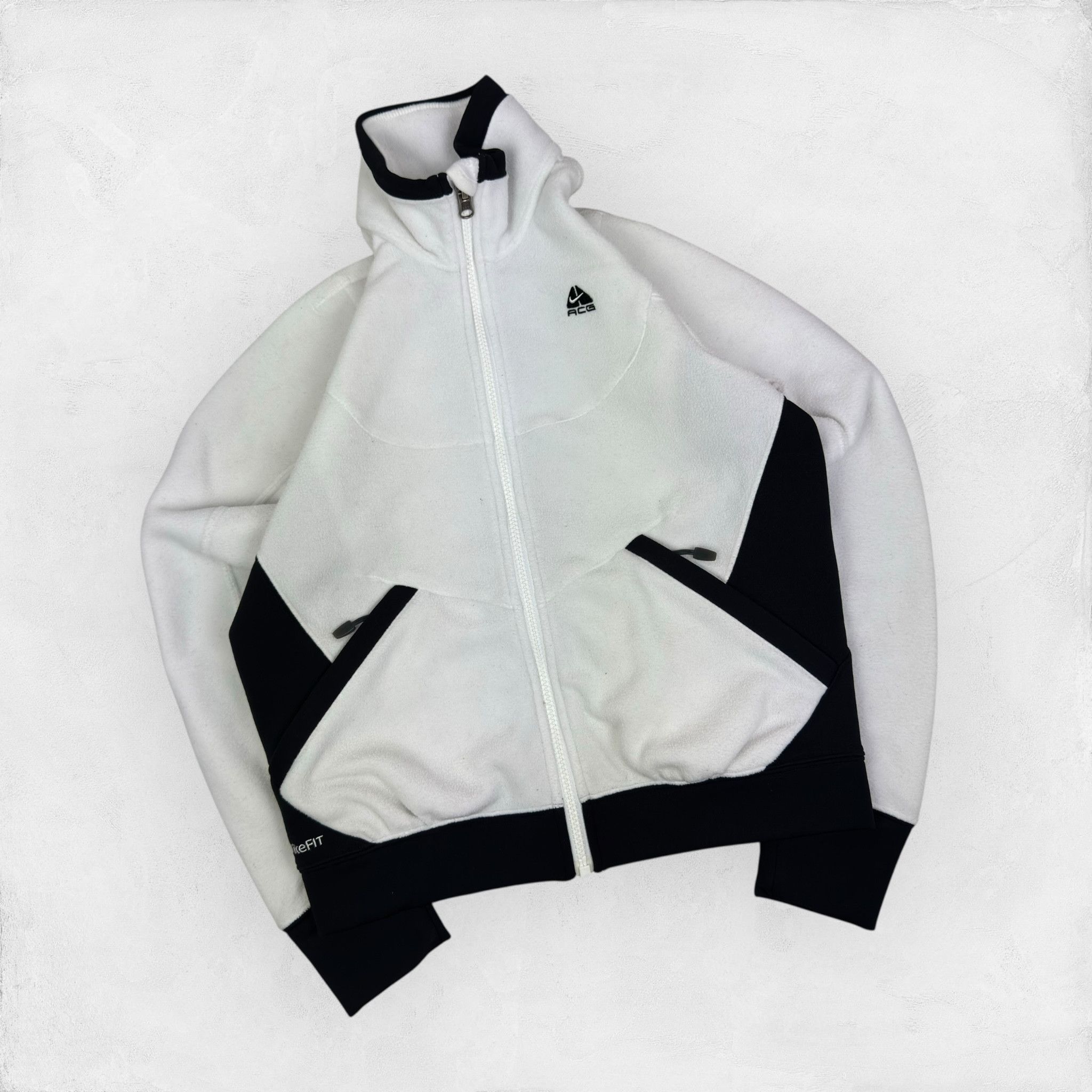Nike Nike Therma Fit ACG Women's White Black Fleece Jacket XS Size XS / US 0-2 / IT 36-38 - 1 Thumbnail