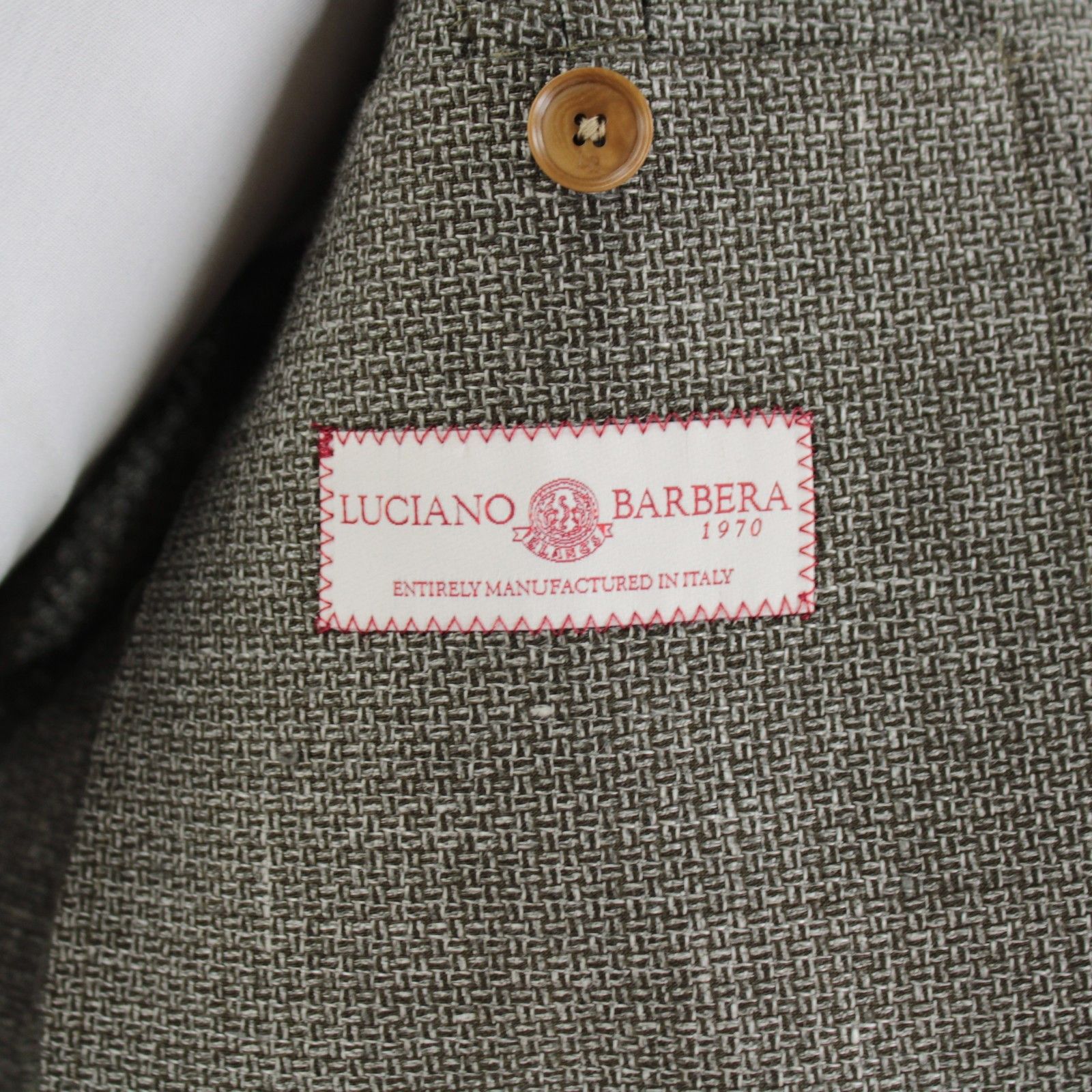 Luciano Barbera Luciano Barbera Sport Coat Size 44 US in Green Size 44R - 7 Thumbnail