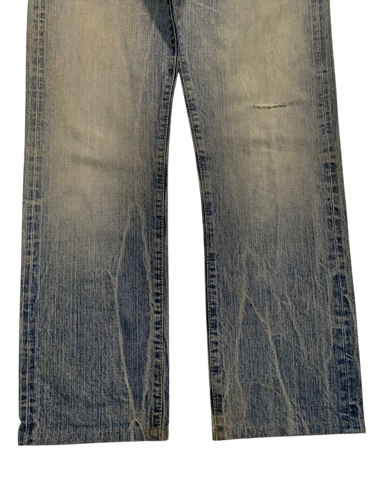 Edwin VINTAGE EDWIN 505BXX SELVEDGE FADED&RUSTY DISTRESSED DENIM Size US 30 / EU 46 - 7 Thumbnail
