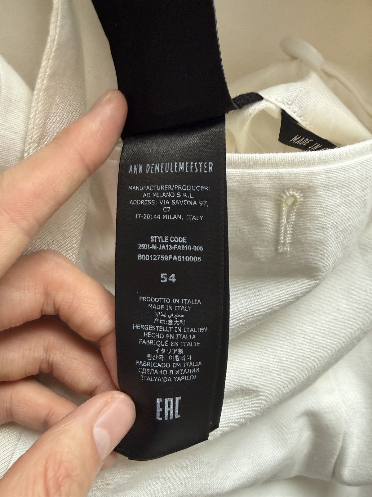 Ann Demeulemeester Ann Demeulemeester Hansteen tailored blazer Size US L / EU 52-54 / 3 - 5 Thumbnail