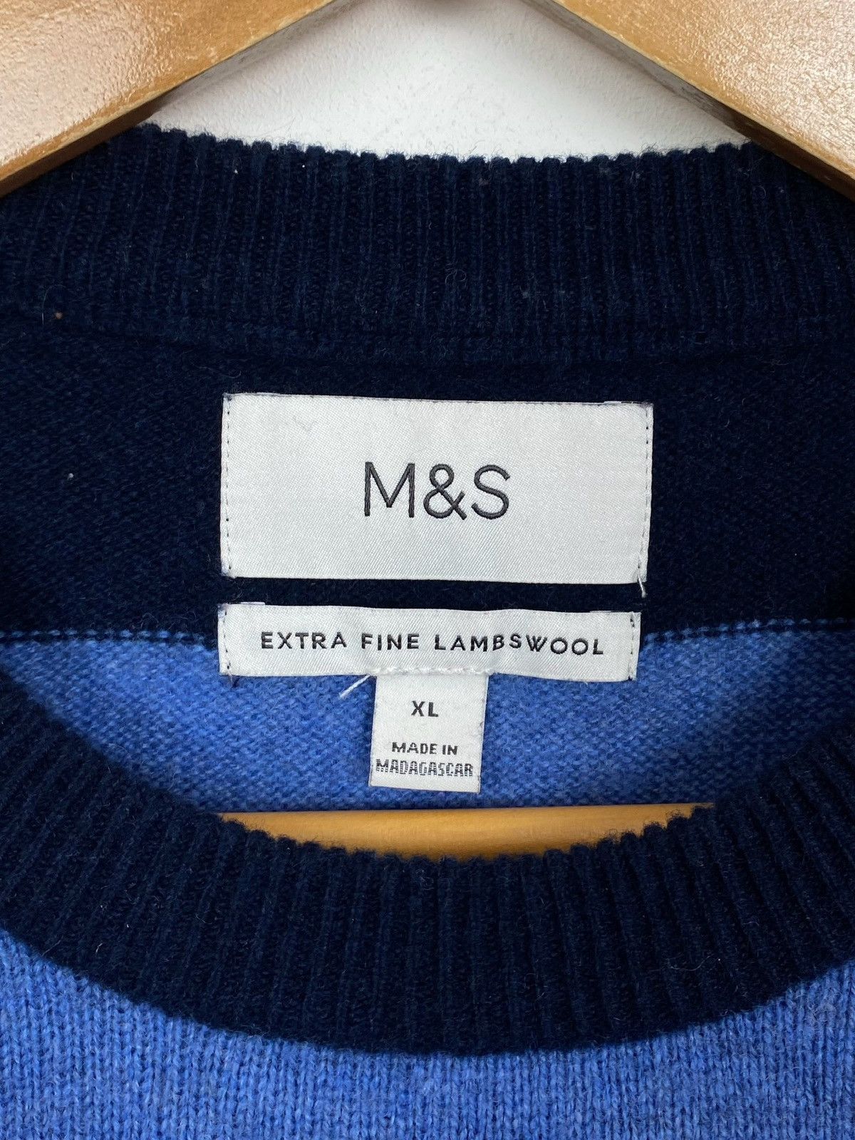 Marks & Spencer Mark & Spancer Fine Merino Wool Long Sleeve Men’s Size XL Size US XL / EU 56 / 4 - 3 Thumbnail