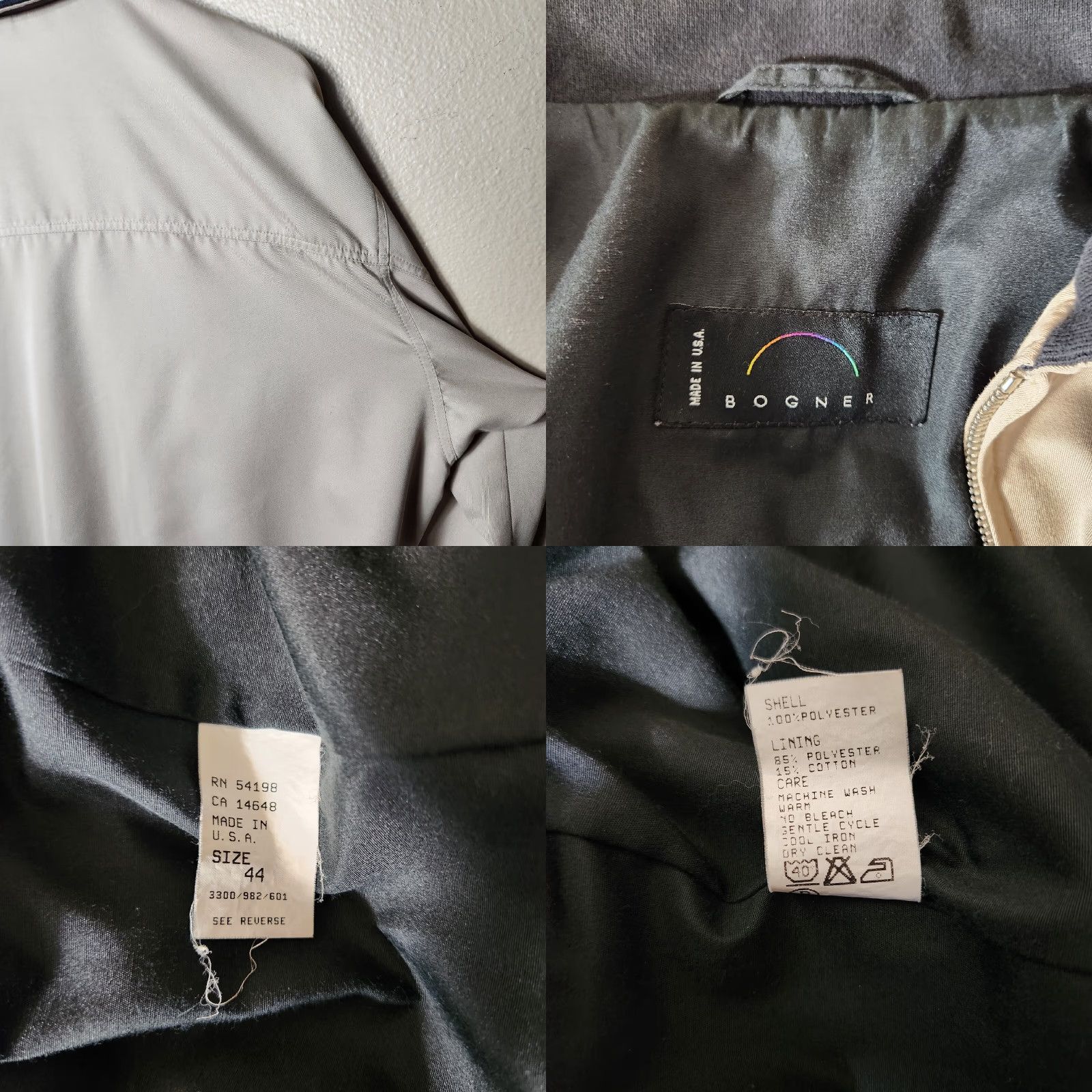 Bogner Bogner Mens Bomber Jacket-Size XL Khaki Size US XL / EU 56 / 4 - 8 Thumbnail