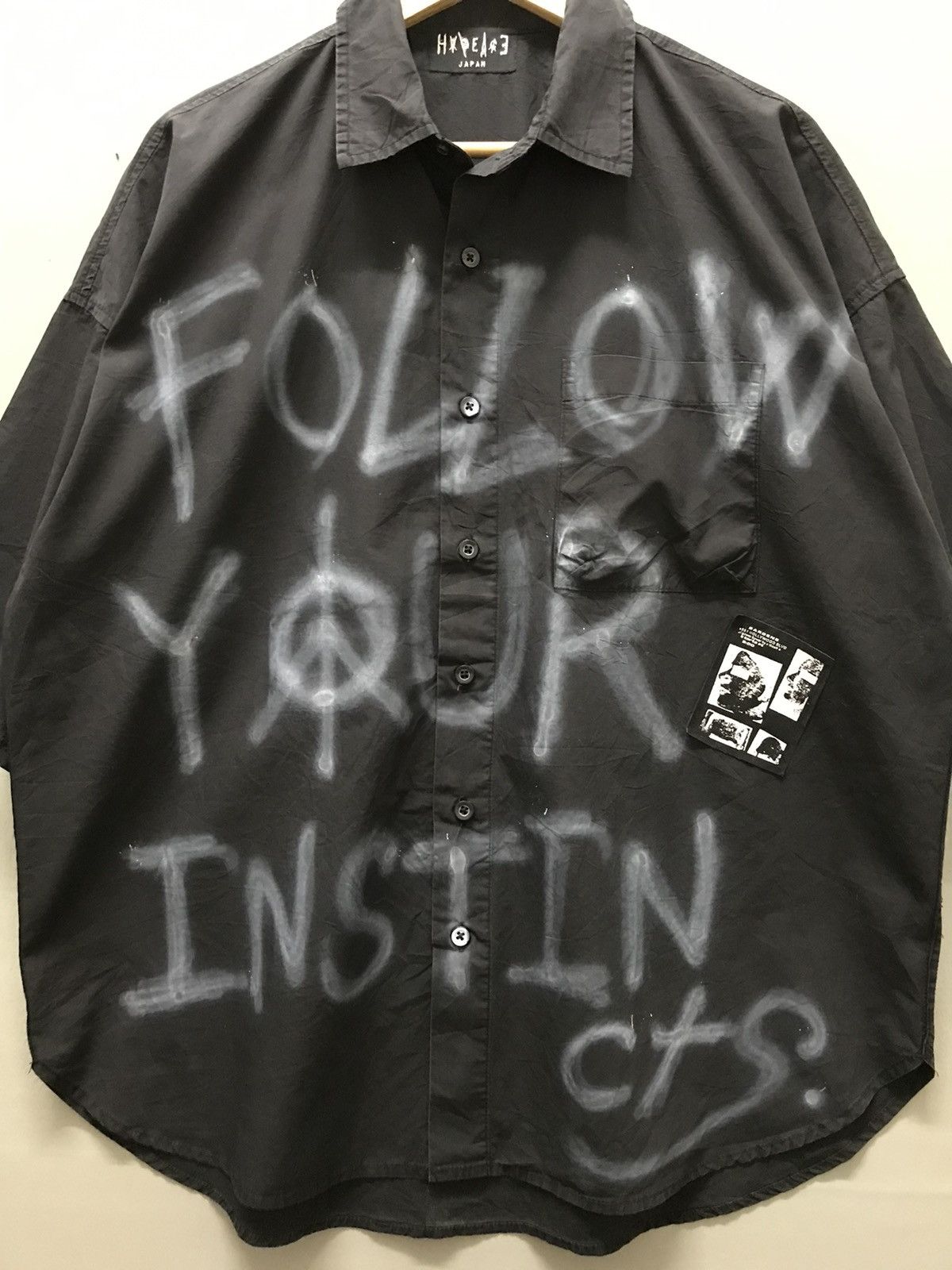 If Six Was Nine × Japanese Brand Hypeace Japan Spray Button Up Shirt Size US XL / EU 56 / 4 - 5 Thumbnail