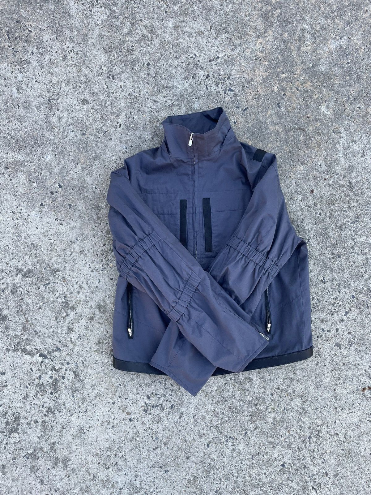 FFFPOSTALSERVICE FFFPS Navy Flight Jacket $1100 Retail Size M Size US M / EU 48-50 / 2 - 2 Thumbnail