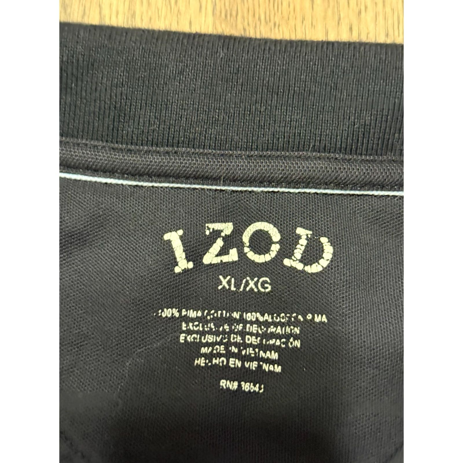 Izod IZOD Polo Shirt Men's XL Black Short Sleeve Casual Golf Size US XL / EU 56 / 4 - 6 Thumbnail