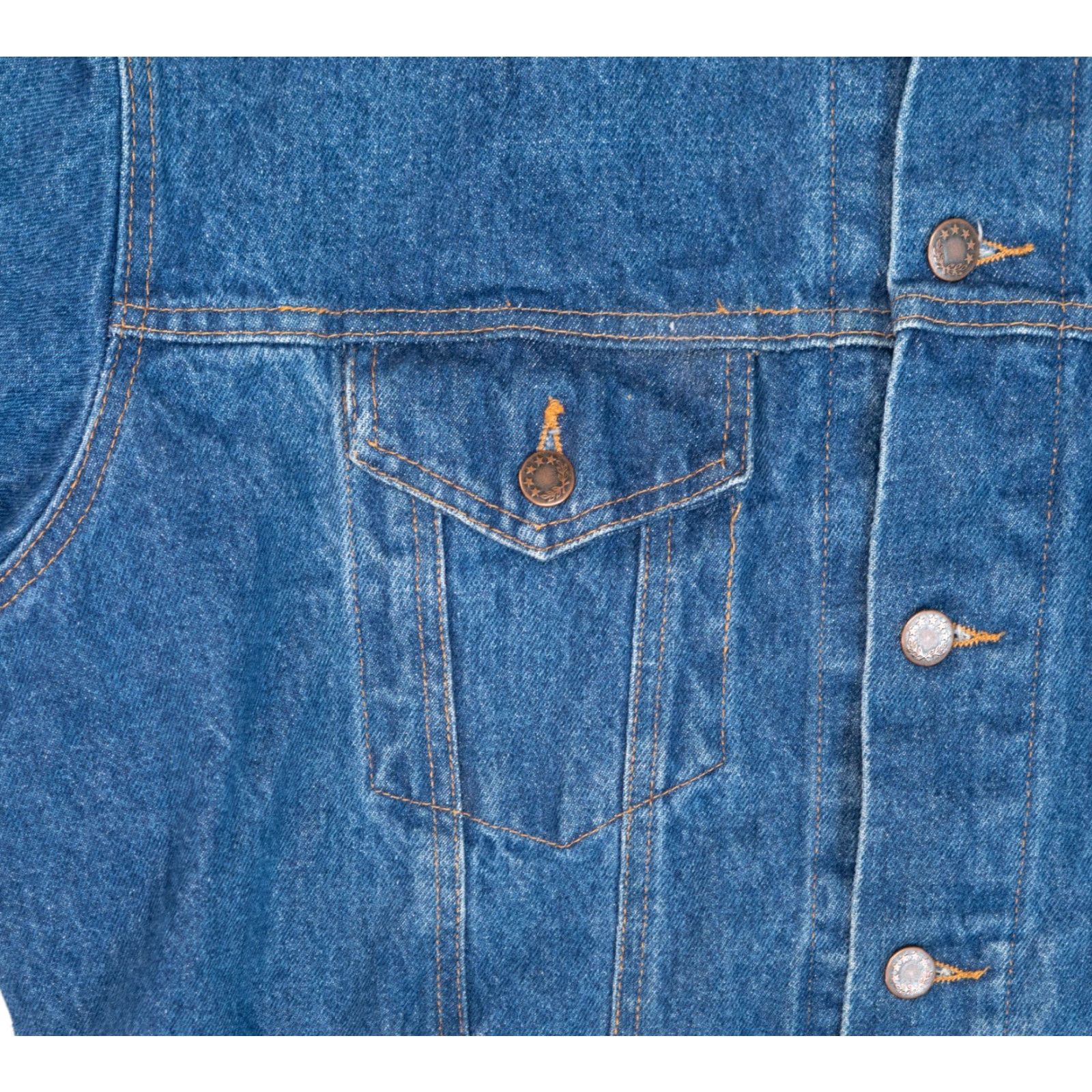 Denime VINTAGE Denim Trucker Horror Promo Jacket Made USA XL Big E Style Jacket Size US XL / EU 56 / 4 - 5 Thumbnail