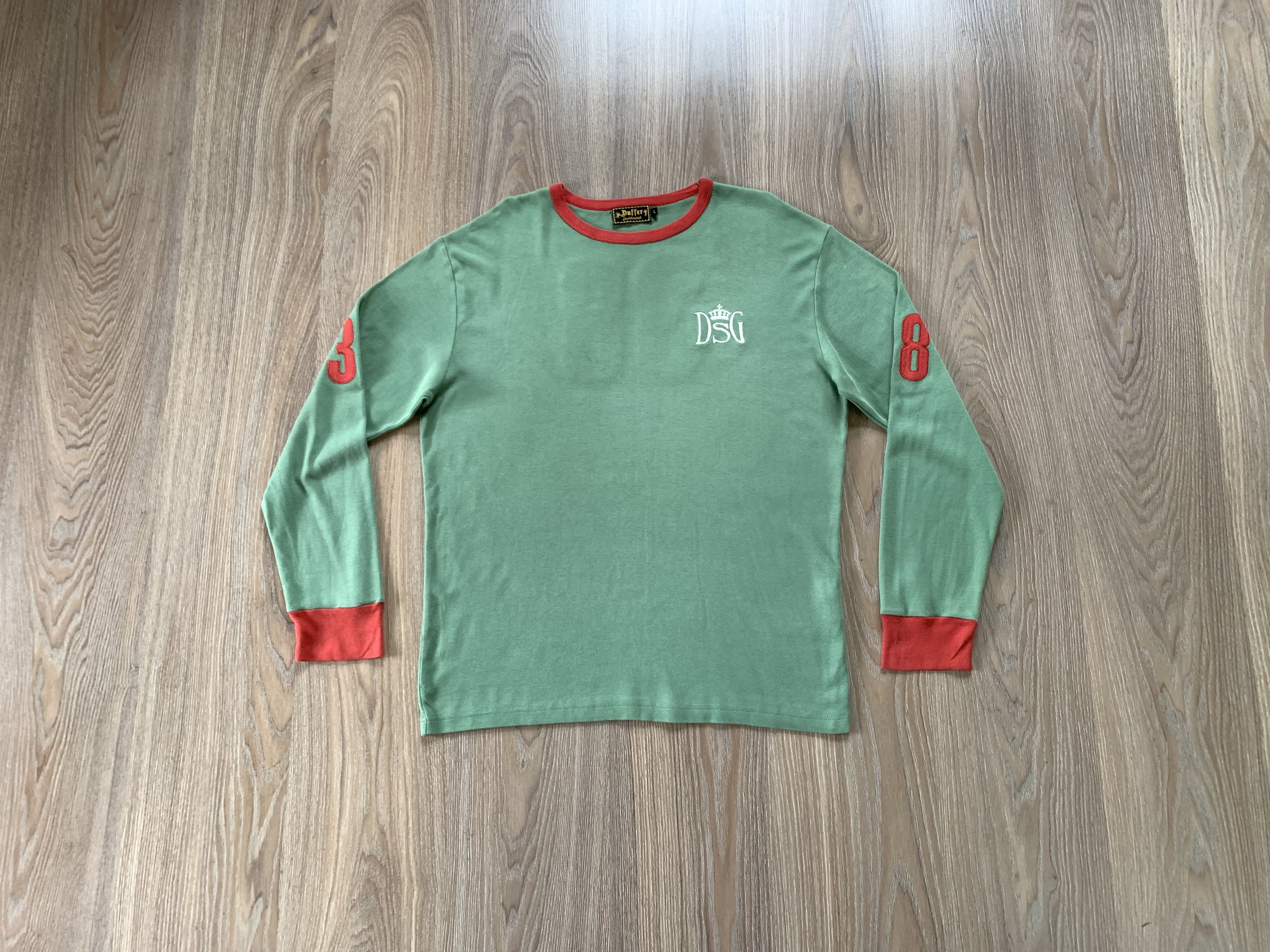 The Duffer of St.George × Vintage Vintage Duffer Sportswear Long Sleeve T Shirt Size US L / EU 52-54 / 3 - 1 Thumbnail