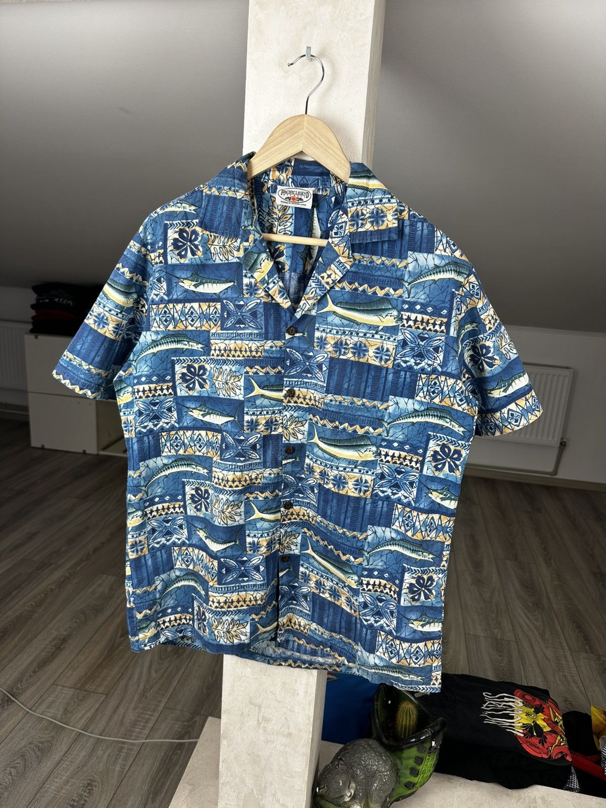 Vintage VINTAGE HAWAII SHIRT MADE IN USA Size US L / EU 52-54 / 3 - 1 Thumbnail