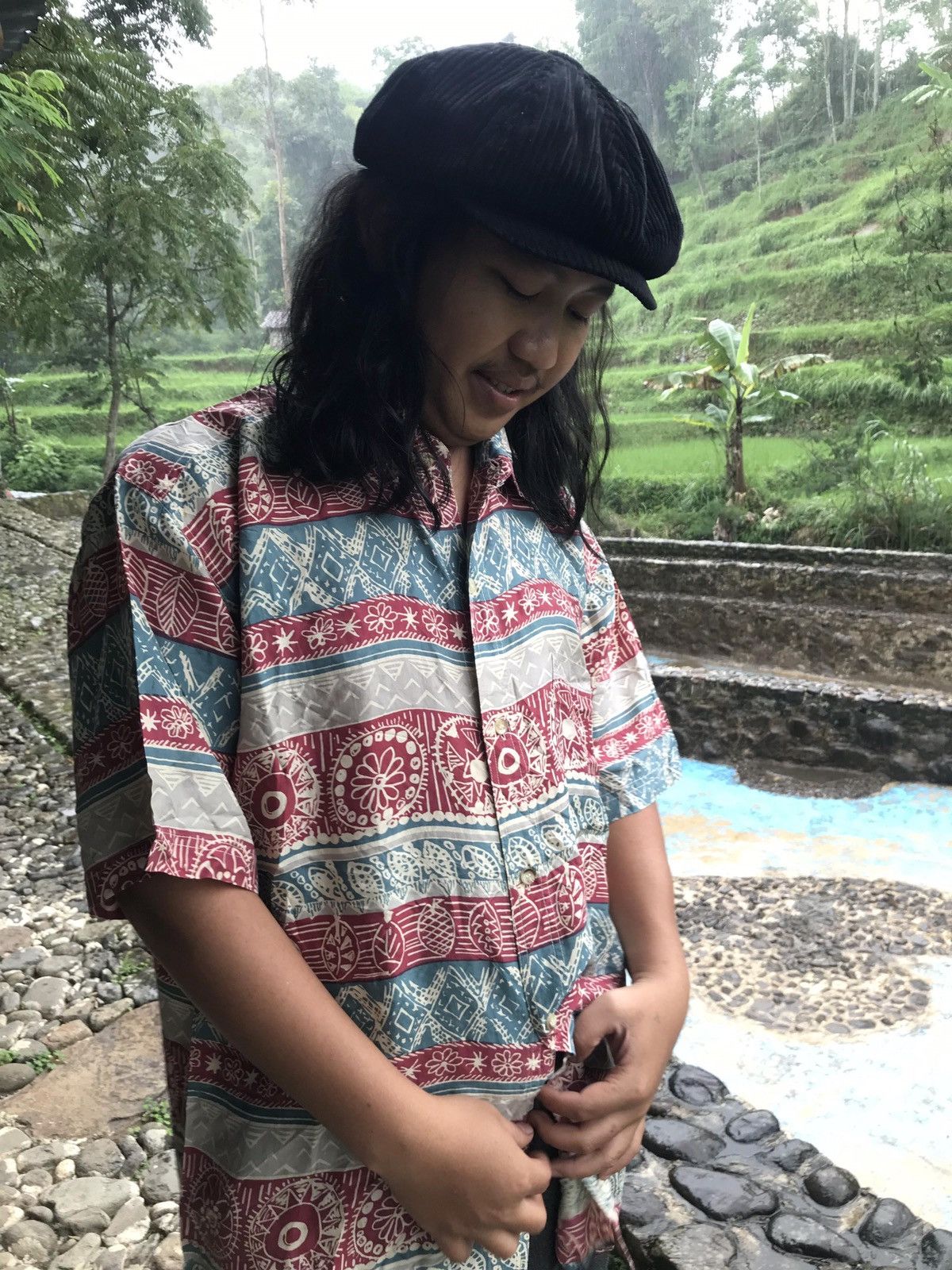 Vintage Vintage Avanti Japanese Koi 100% Silk Hawaiian Shirt Size US M / EU 48-50 / 2 - 1 Thumbnail