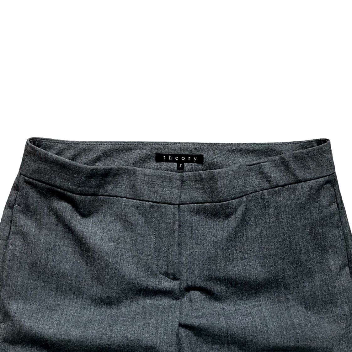 Theory Theory Wool Pants in Gray | Size 2 Size 26" / US 2 / IT 38 - 2 Thumbnail