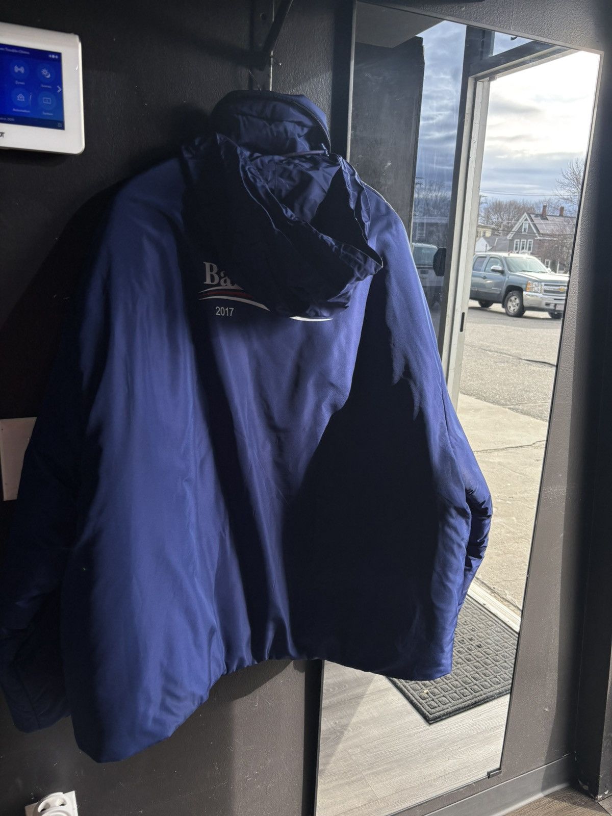 Balenciaga Balenciaga Political Campaign Windbreaker Puffer Jacket Size US XL / EU 56 / 4 - 5 Thumbnail