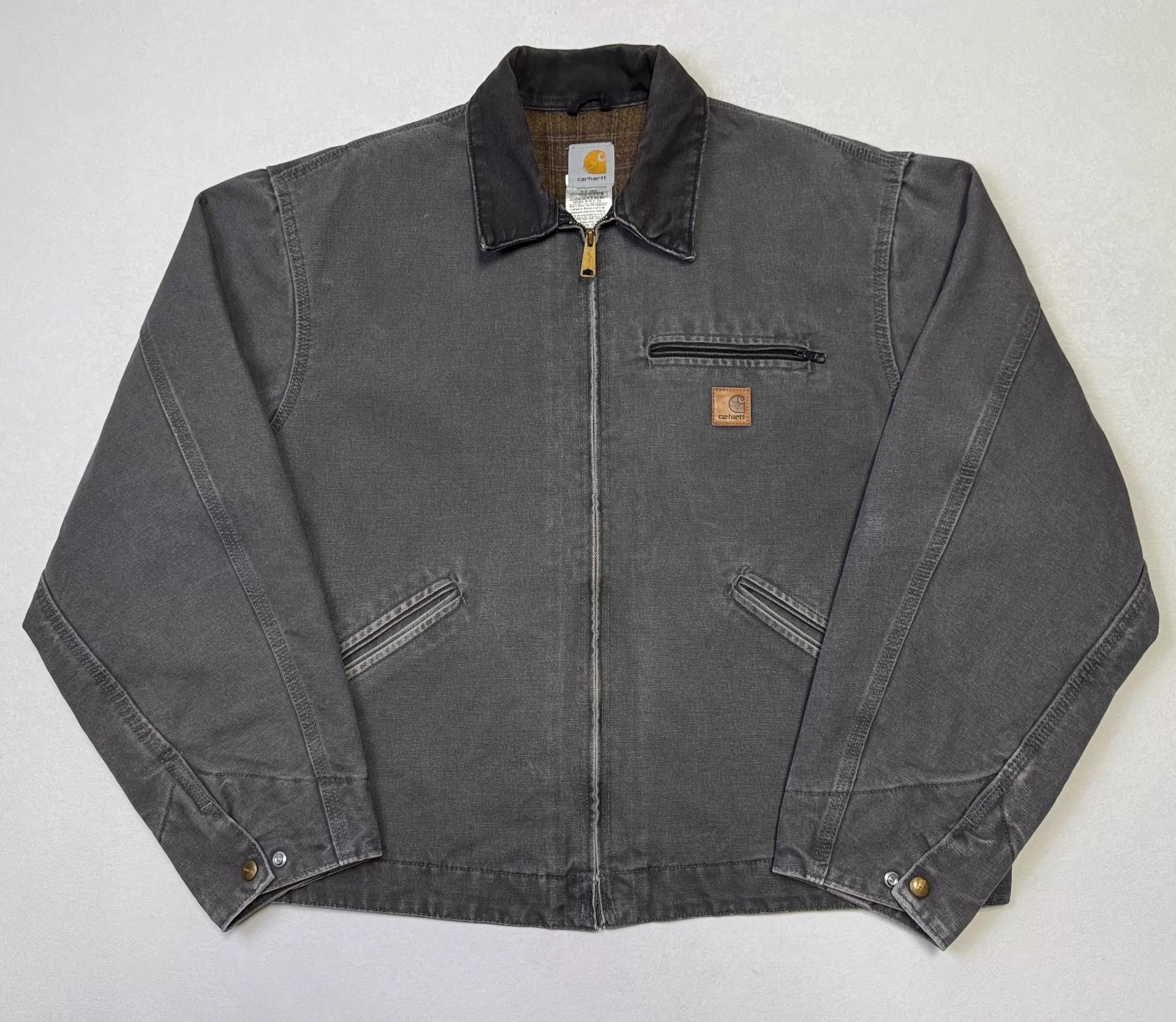 Carhartt Vintage Carhartt J97 GVL Gray Detroit Jacket XL Size US XL / EU 56 / 4 - 2 Thumbnail