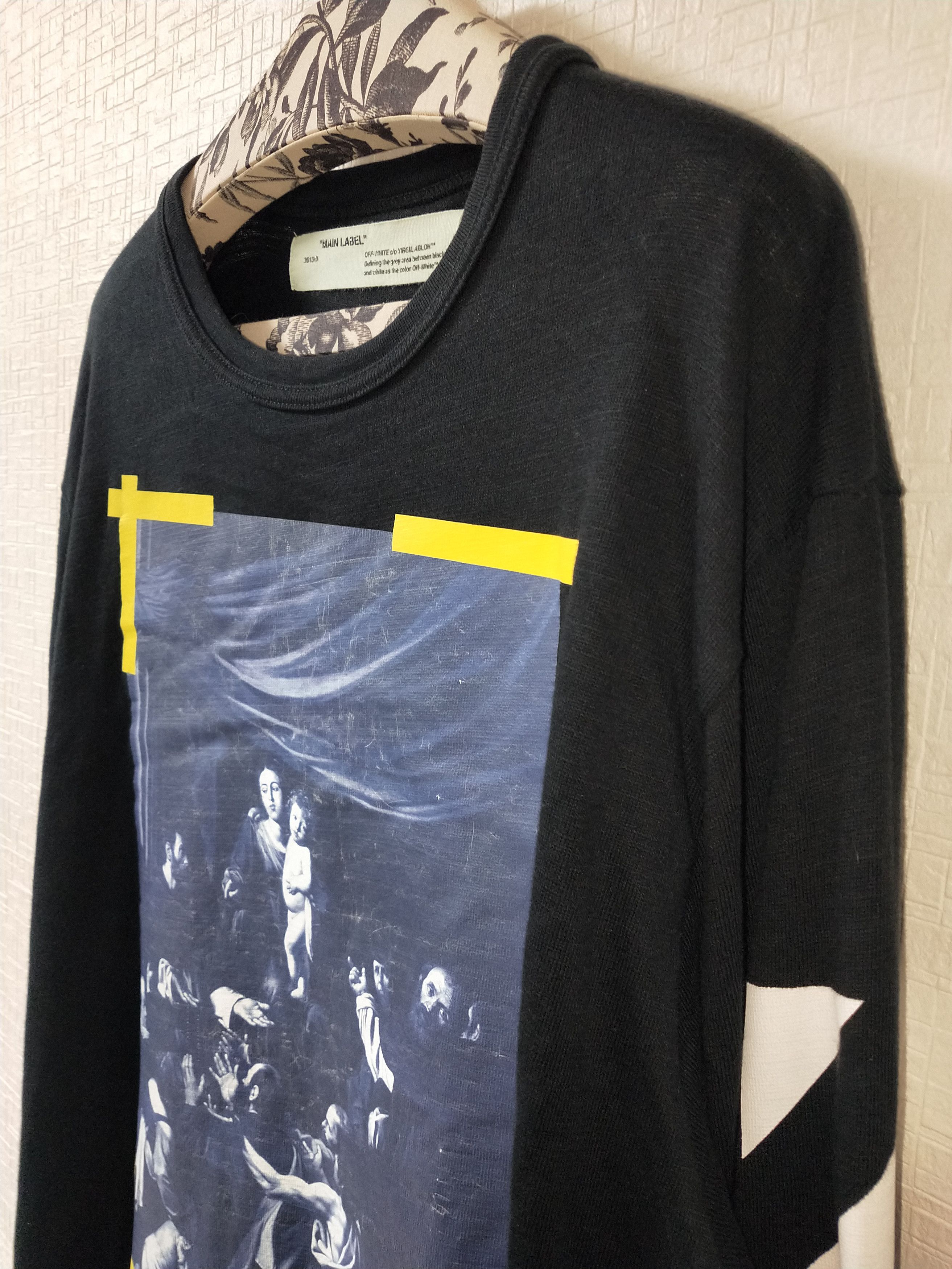 Off-White Diagonal Caravaggio L/S Tee Size US S / EU 44-46 / 1 - 3 Thumbnail