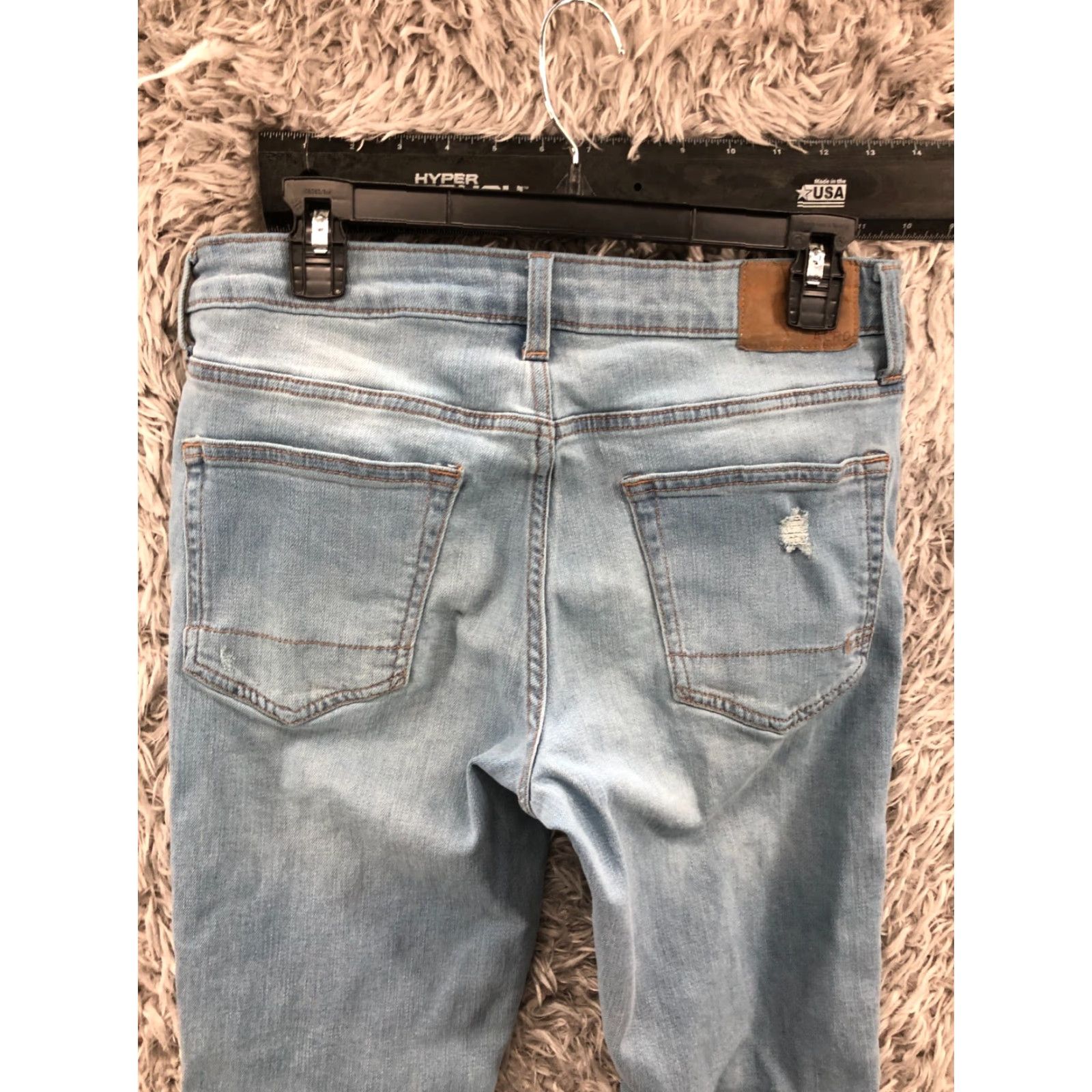 Aeropostale Aeropostale Jeans Skinny 30x32 Mens Mid Blue Wash Denim 5-Pocket Regular Fit Belt Loops"} Size US 30 / EU 46 - 6 Thumbnail