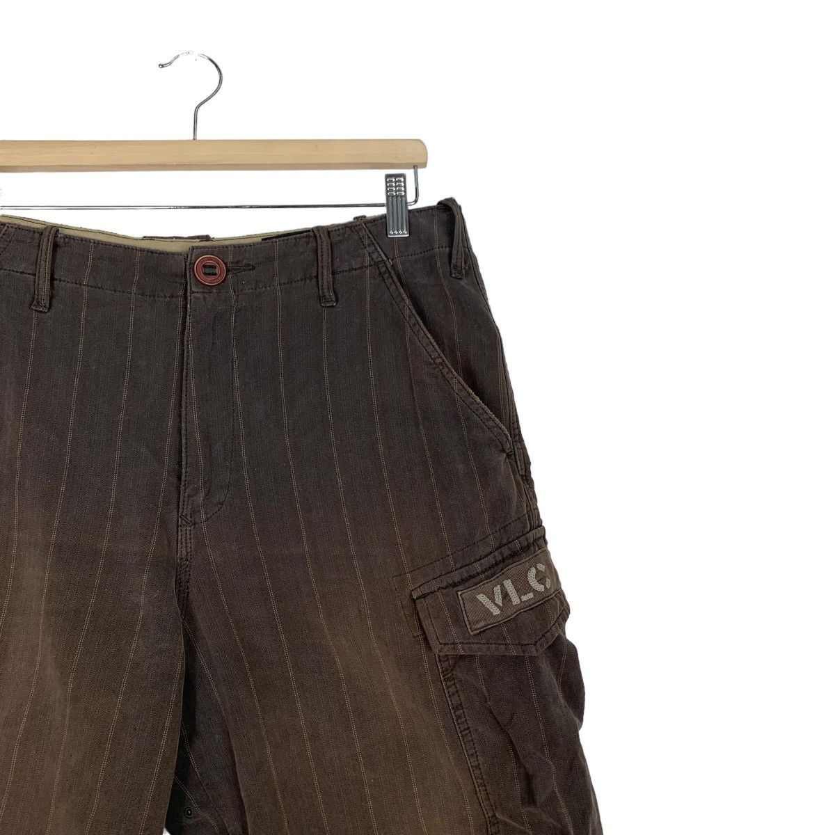 Volcom Volcom Stone Striped Sun Faded Cargo Short Pant #0982-C44 Size US 32 / EU 48 - 5 Thumbnail