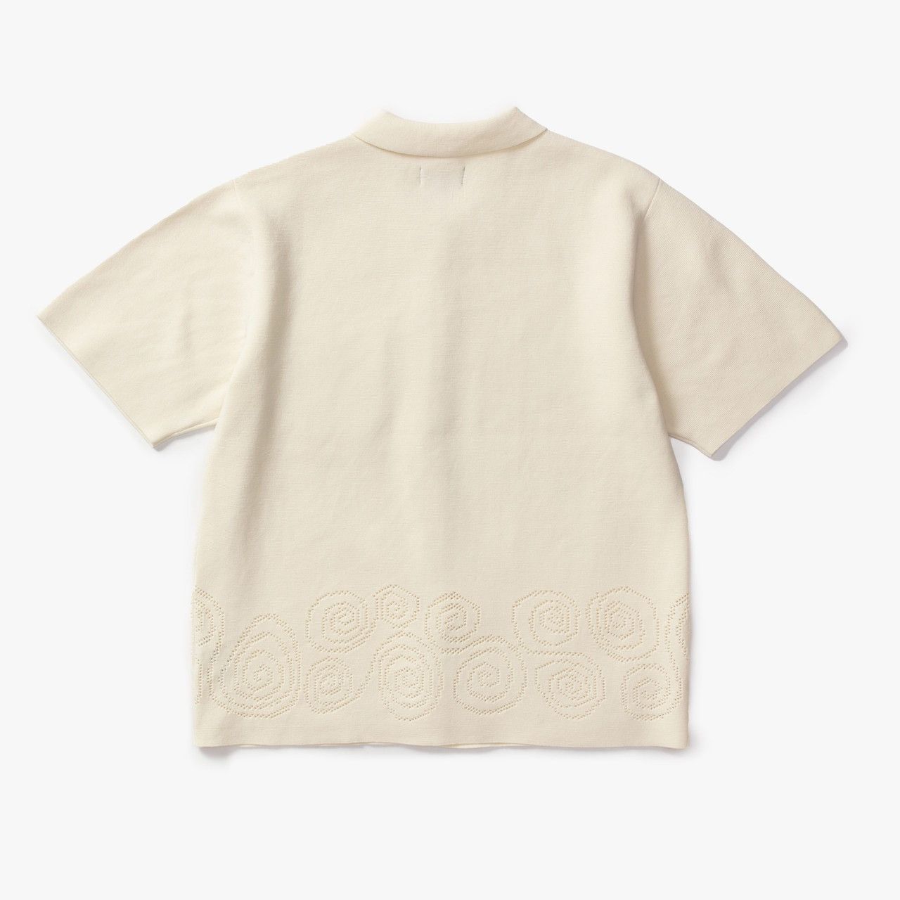 Stussy STUSSY PERFORATED SWIRL KNIT SHIRT NATURAL Size US L / EU 52-54 / 3 - 6 Thumbnail
